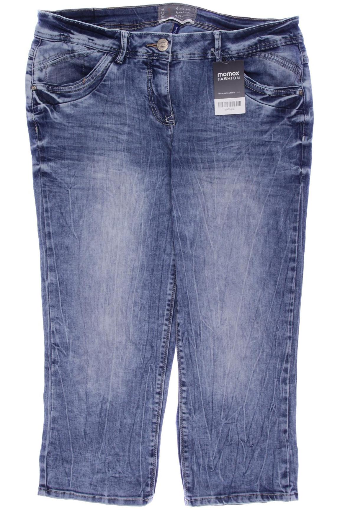 

CECIL Damen Jeans, blau
