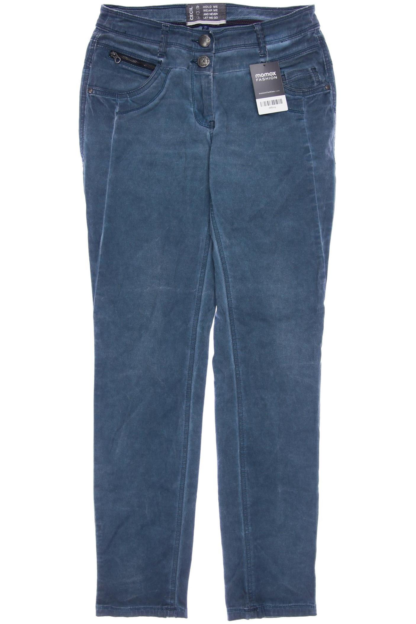 

CECIL Damen Jeans, türkis