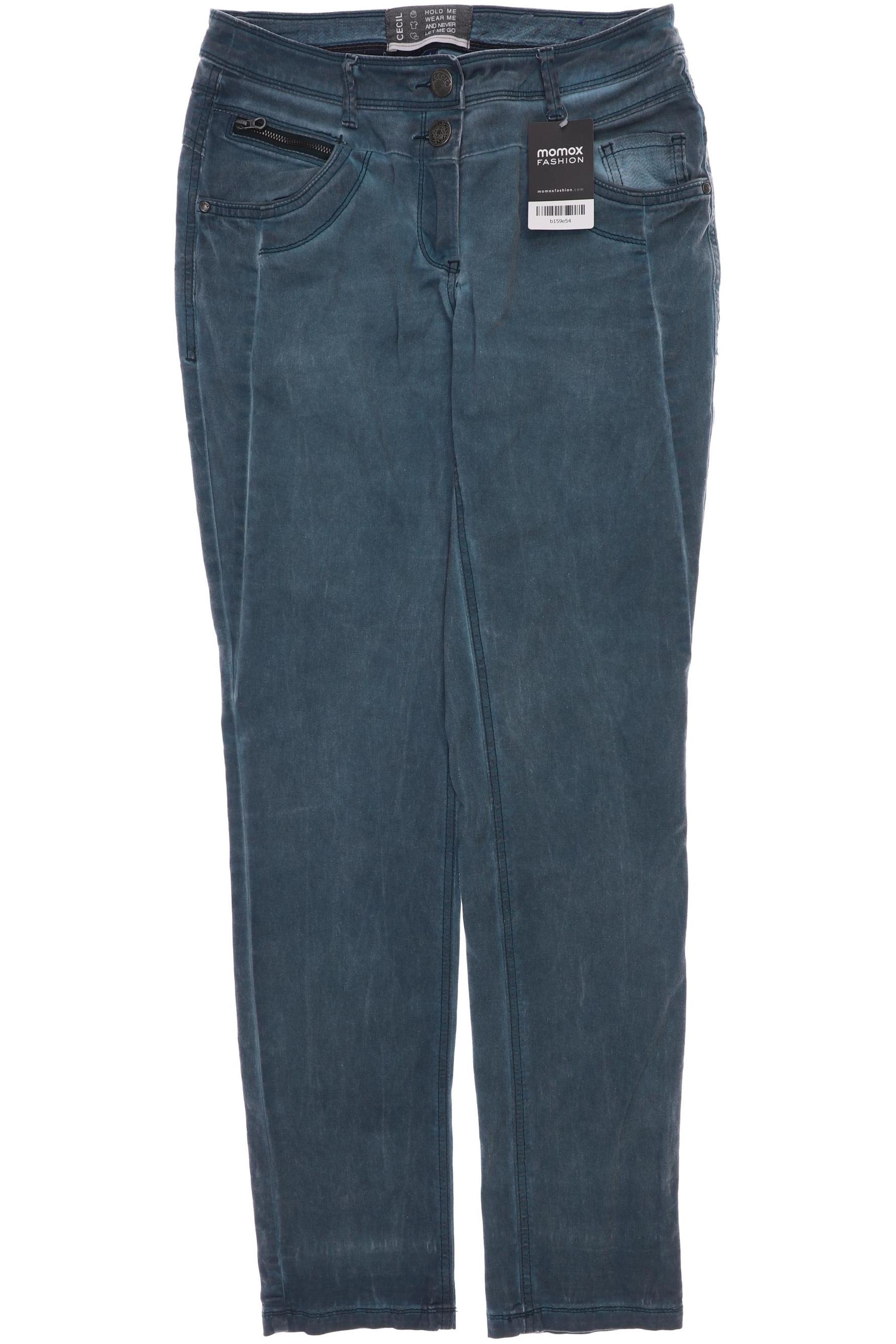 

CECIL Damen Jeans, türkis