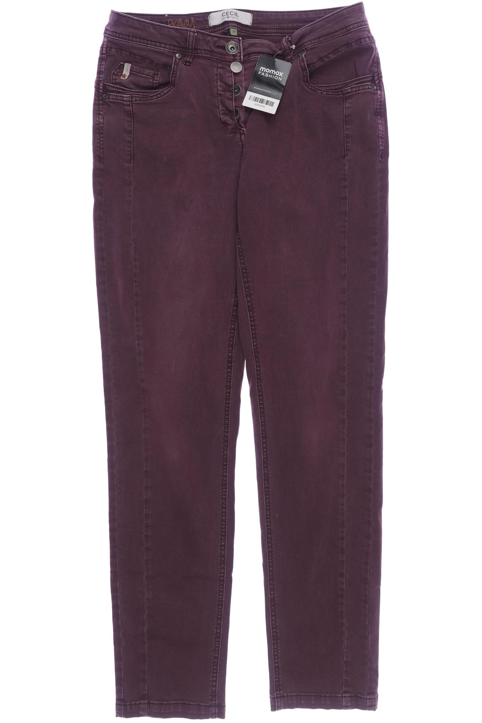 

Cecil Damen Jeans, bordeaux, Gr. 30