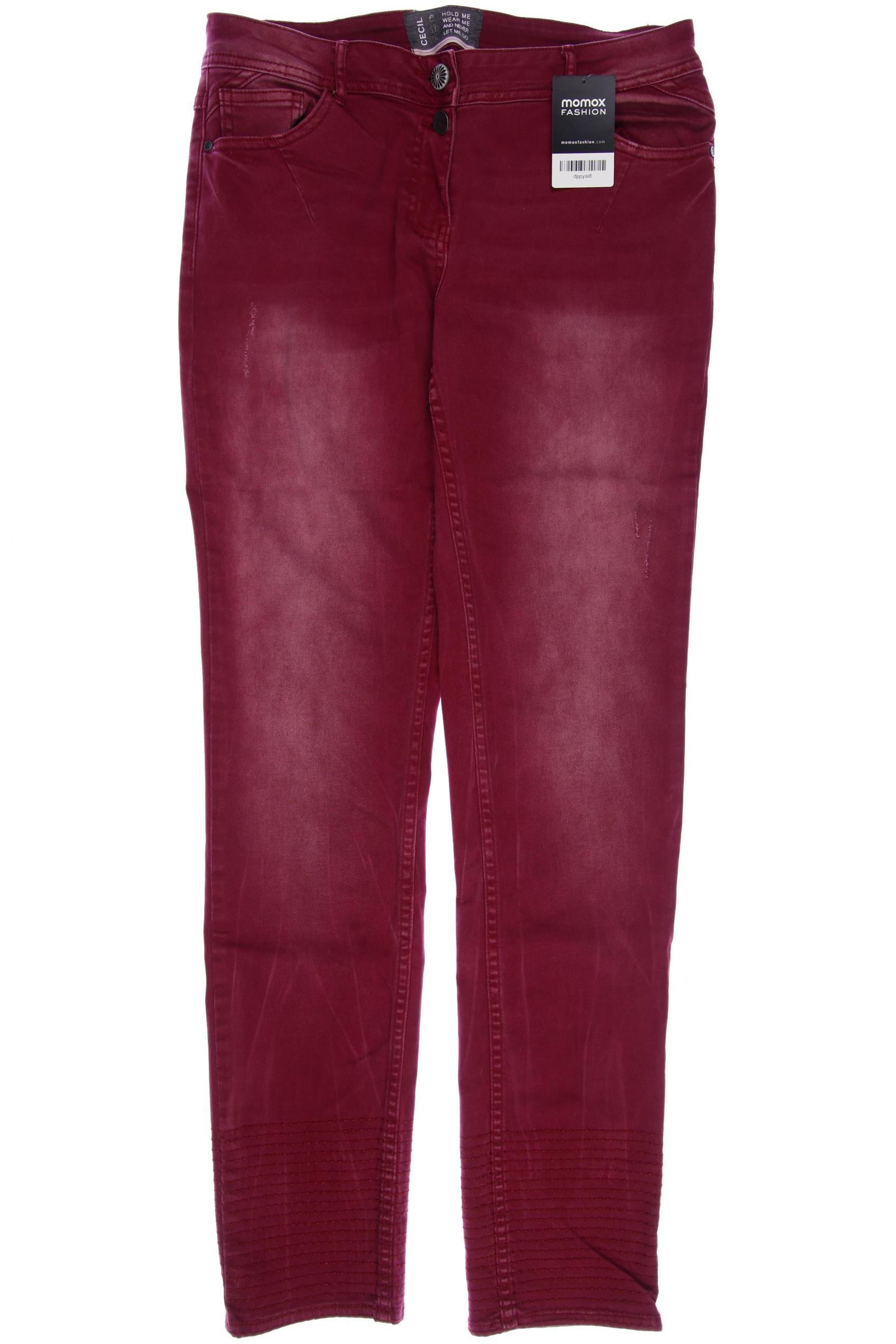 

CECIL Damen Jeans, rot