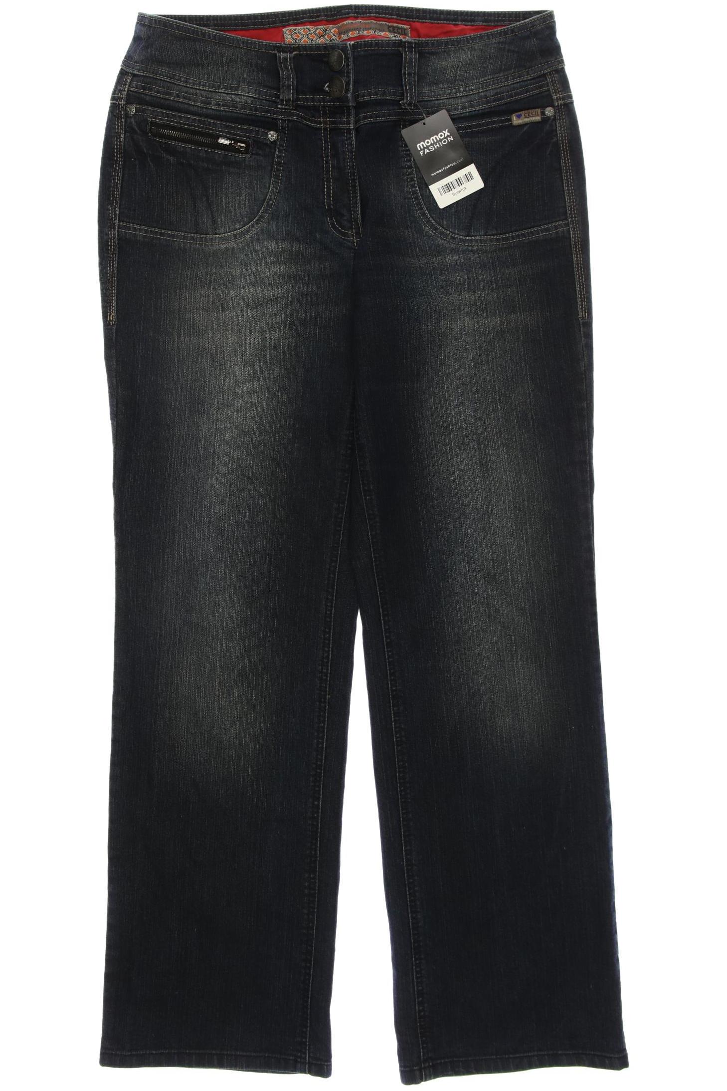 

CECIL Damen Jeans, marineblau
