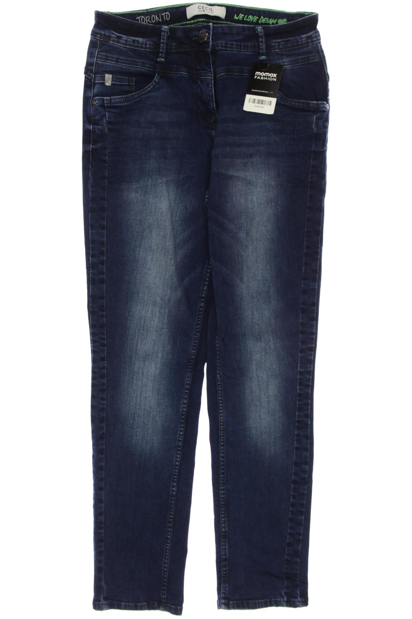 

CECIL Damen Jeans, blau