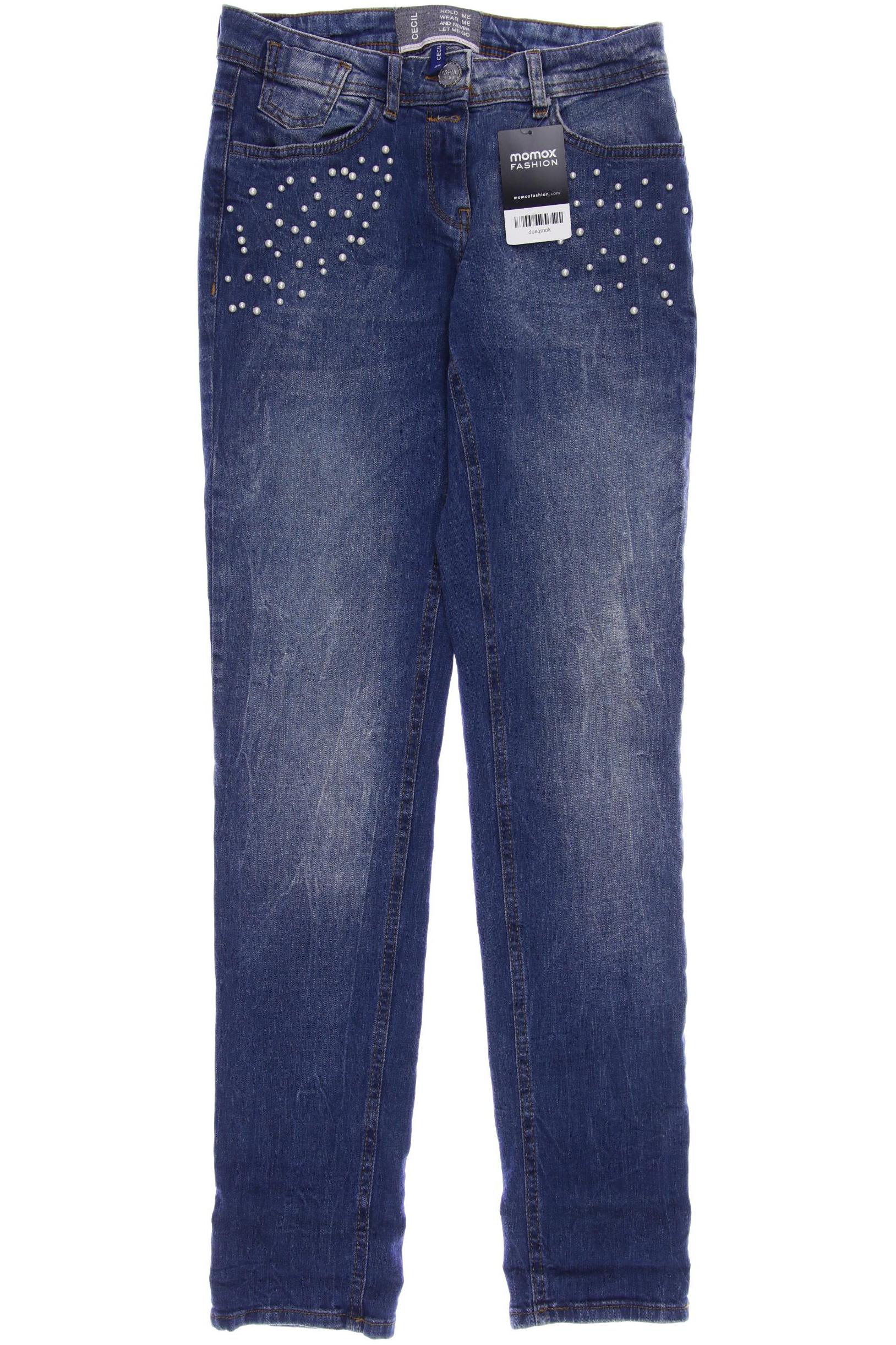 

CECIL Damen Jeans, blau