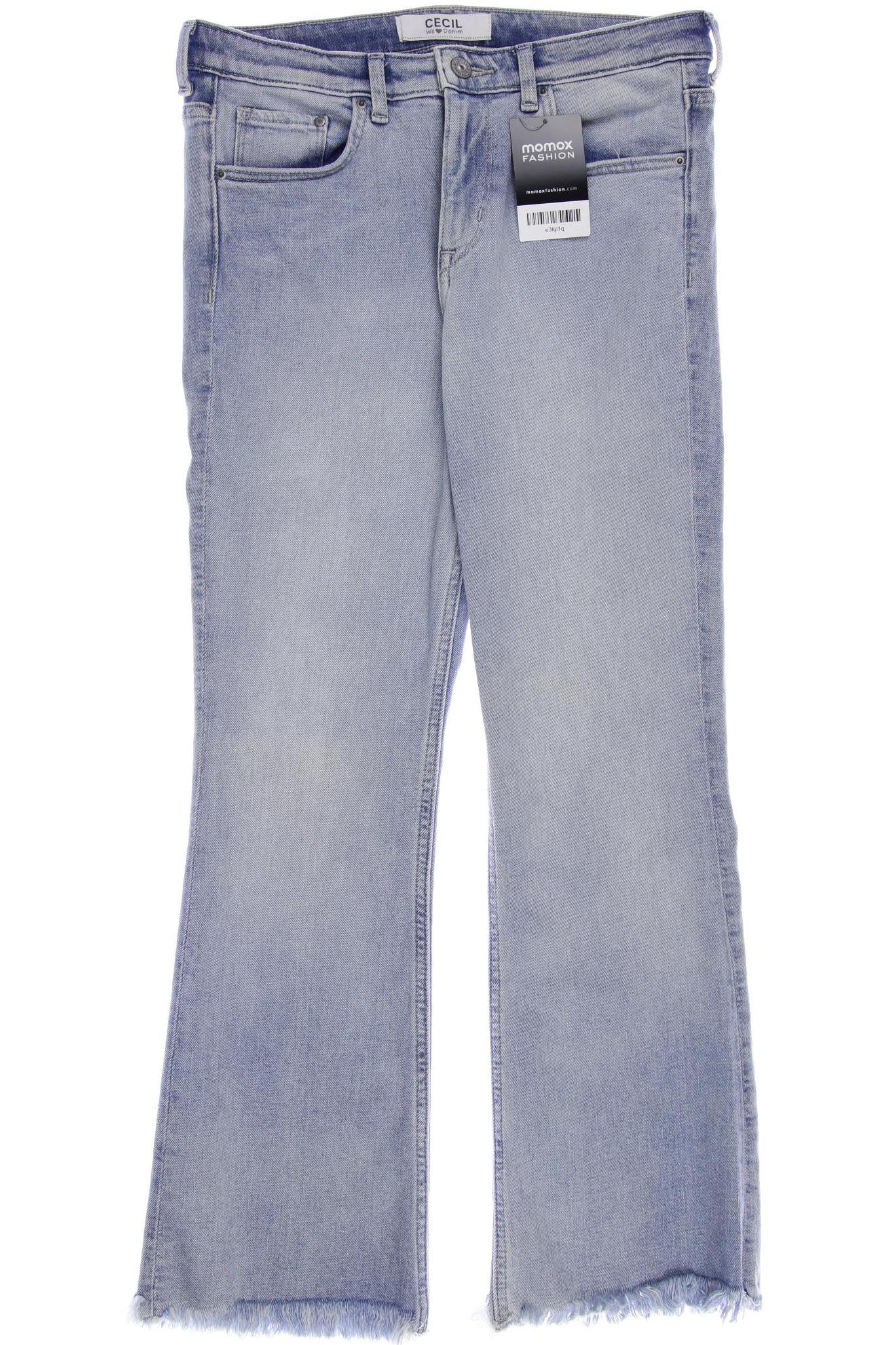 

CECIL Damen Jeans, hellblau