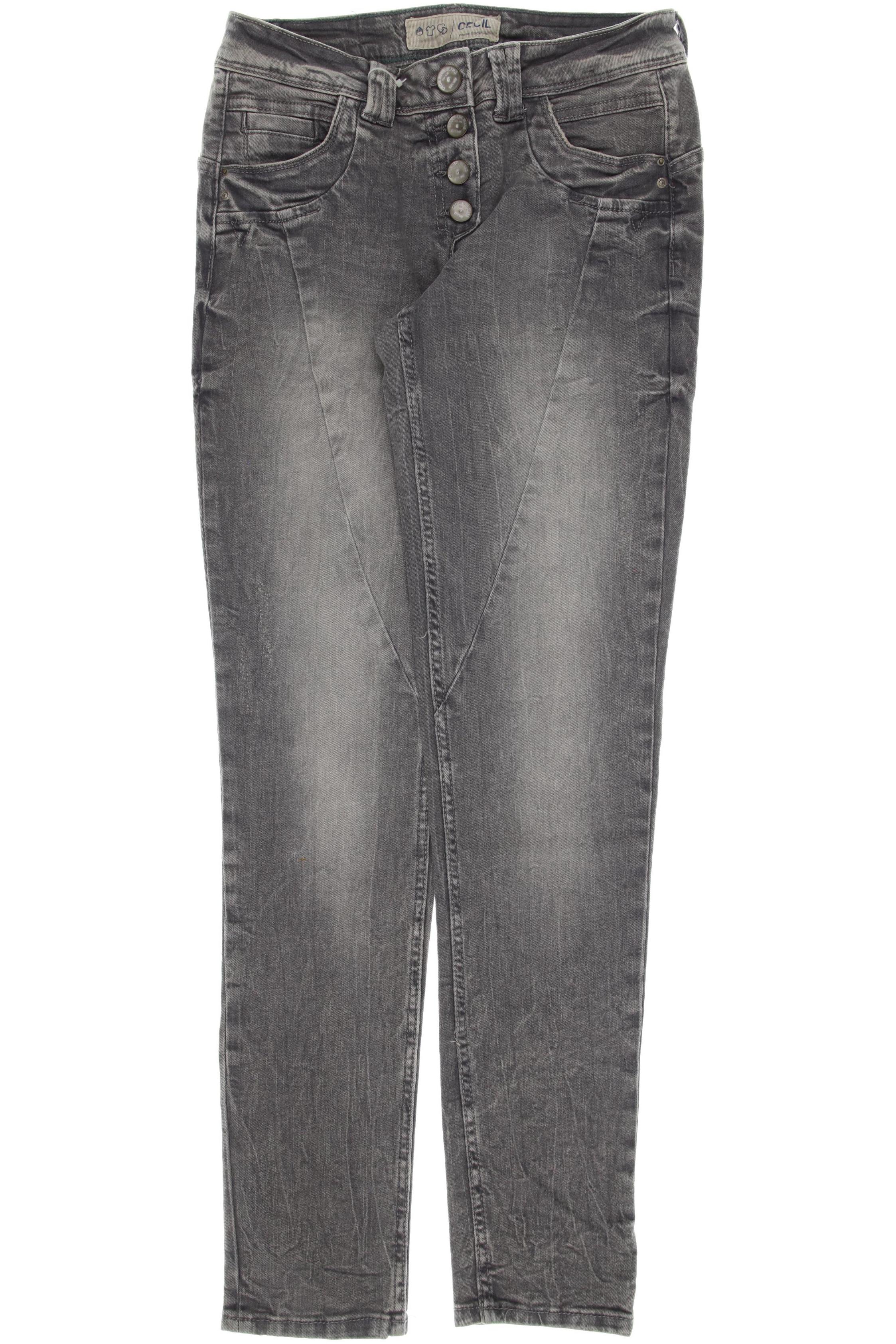 

Cecil Damen Jeans, grau, Gr. 25