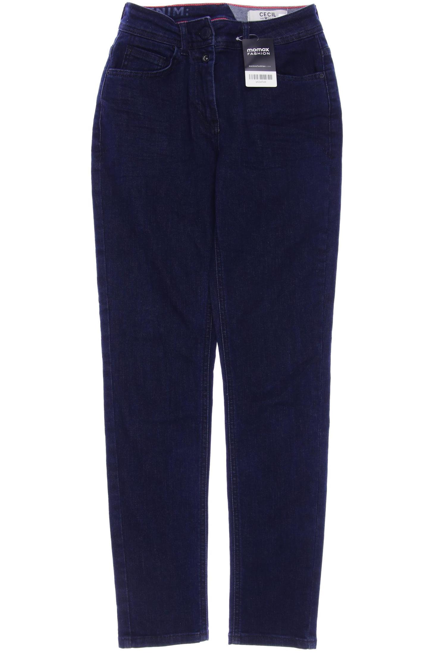 

CECIL Damen Jeans, marineblau