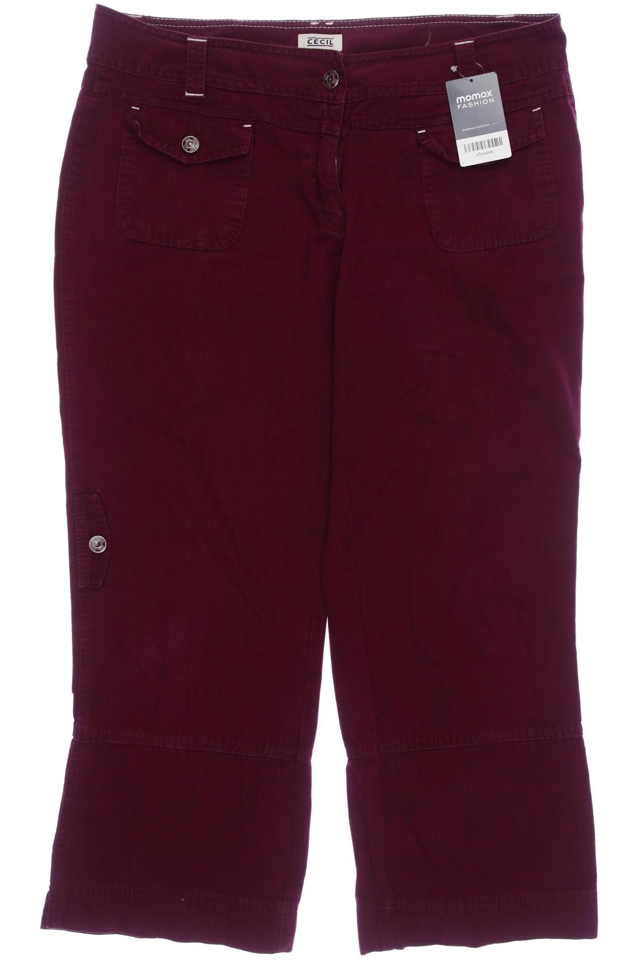 

Cecil Damen Jeans, bordeaux, Gr. 34