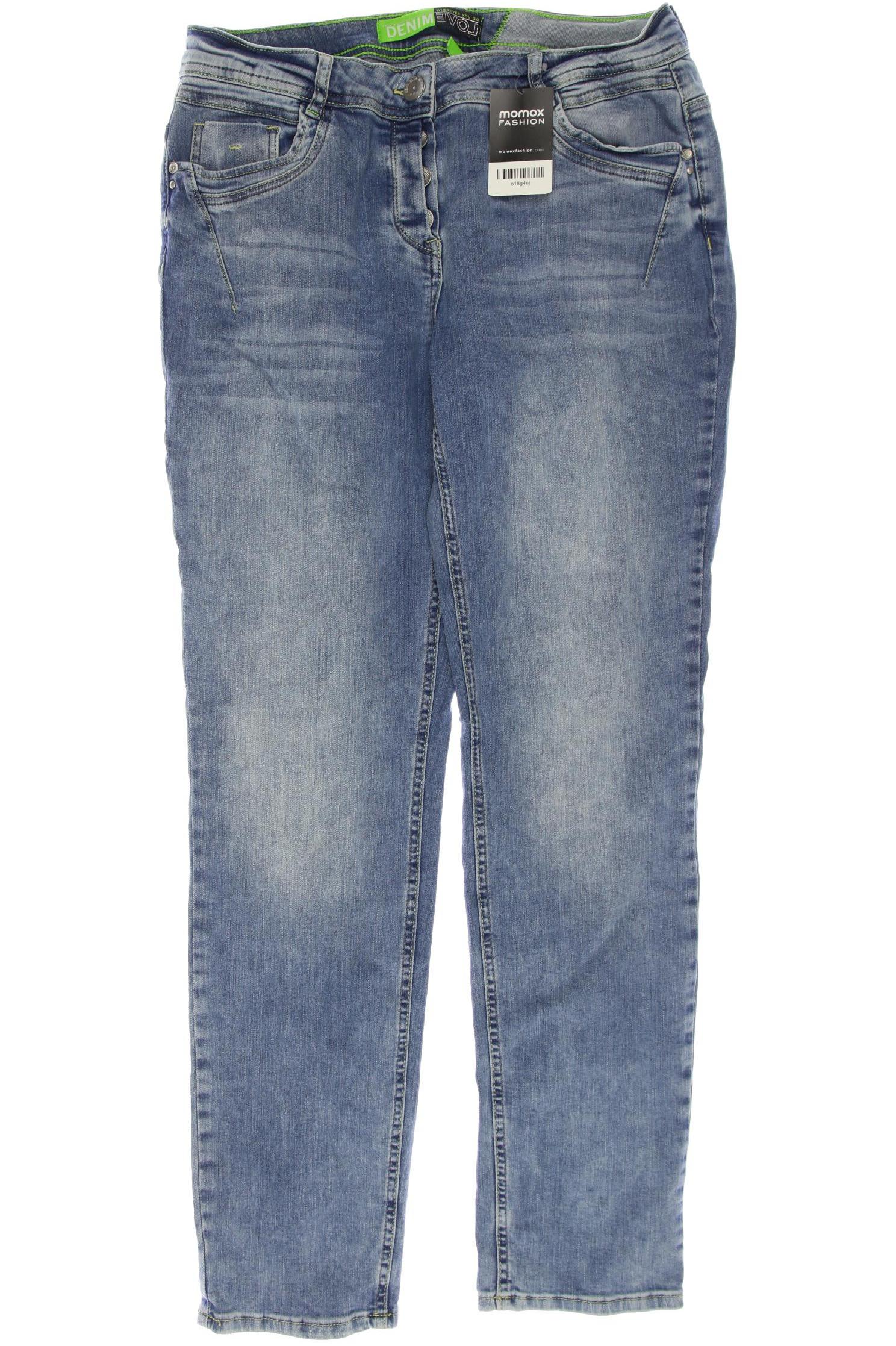 

CECIL Damen Jeans, blau