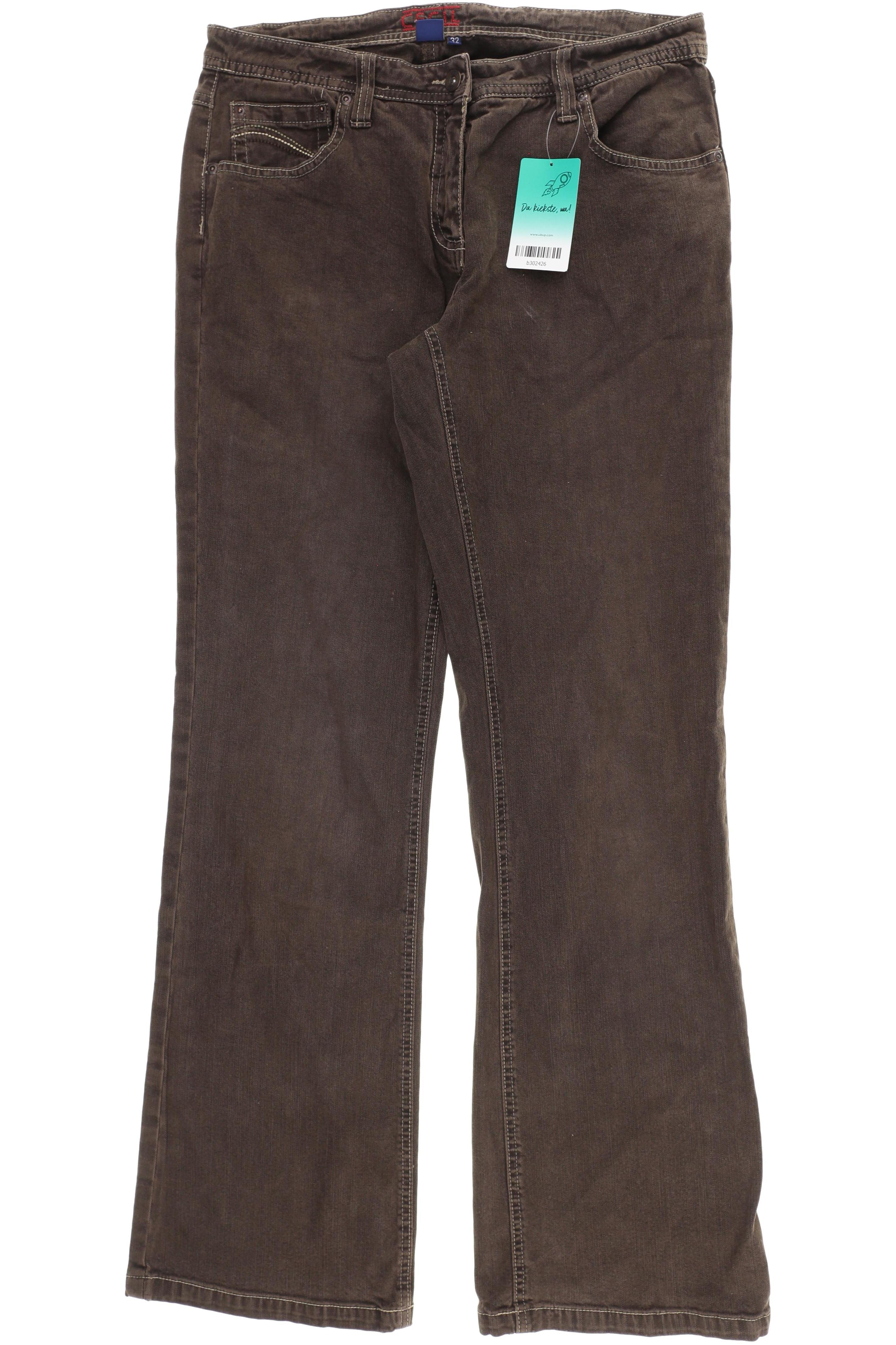 

Cecil Damen Jeans, braun, Gr. 32
