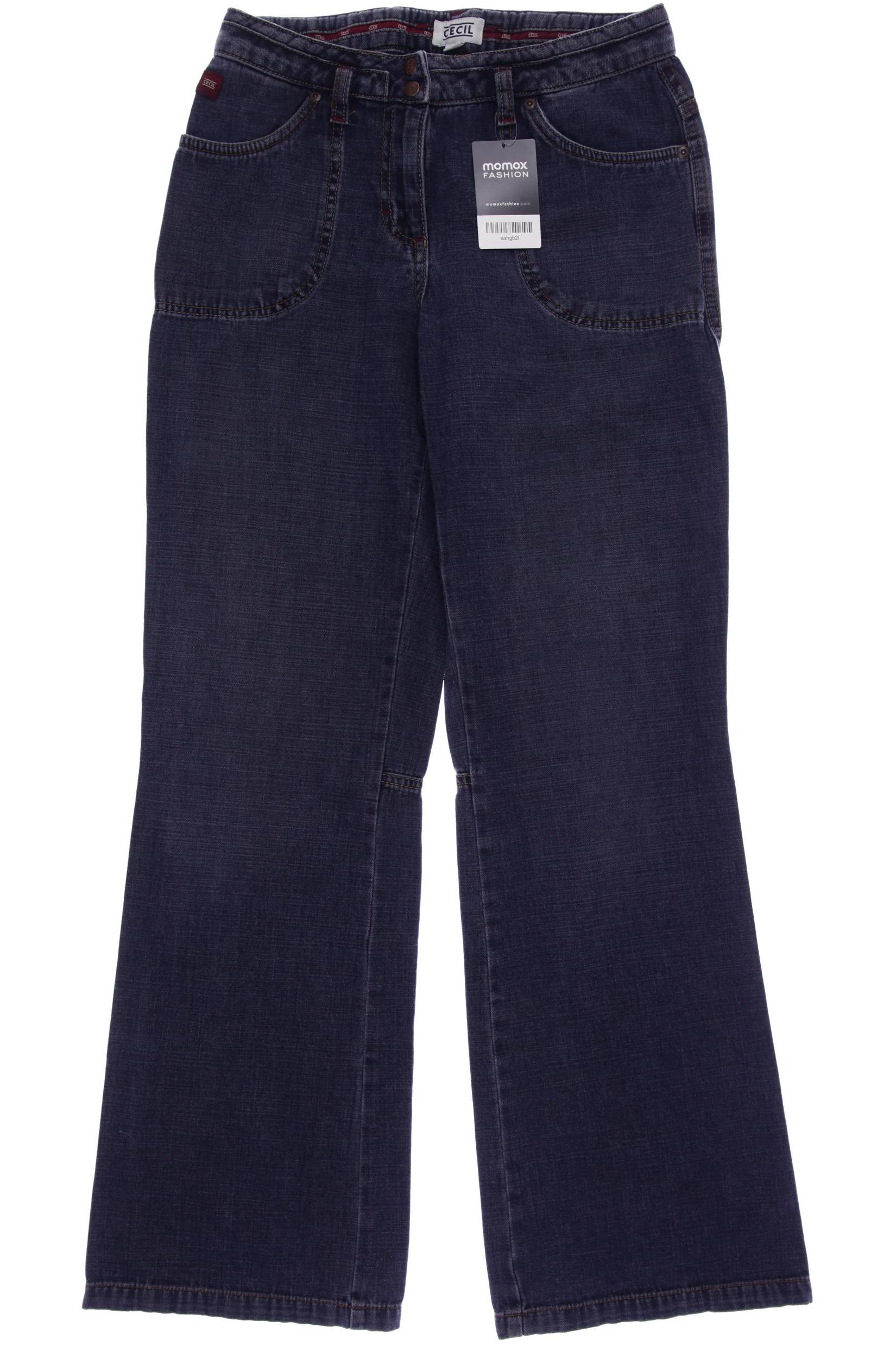 

CECIL Damen Jeans, blau