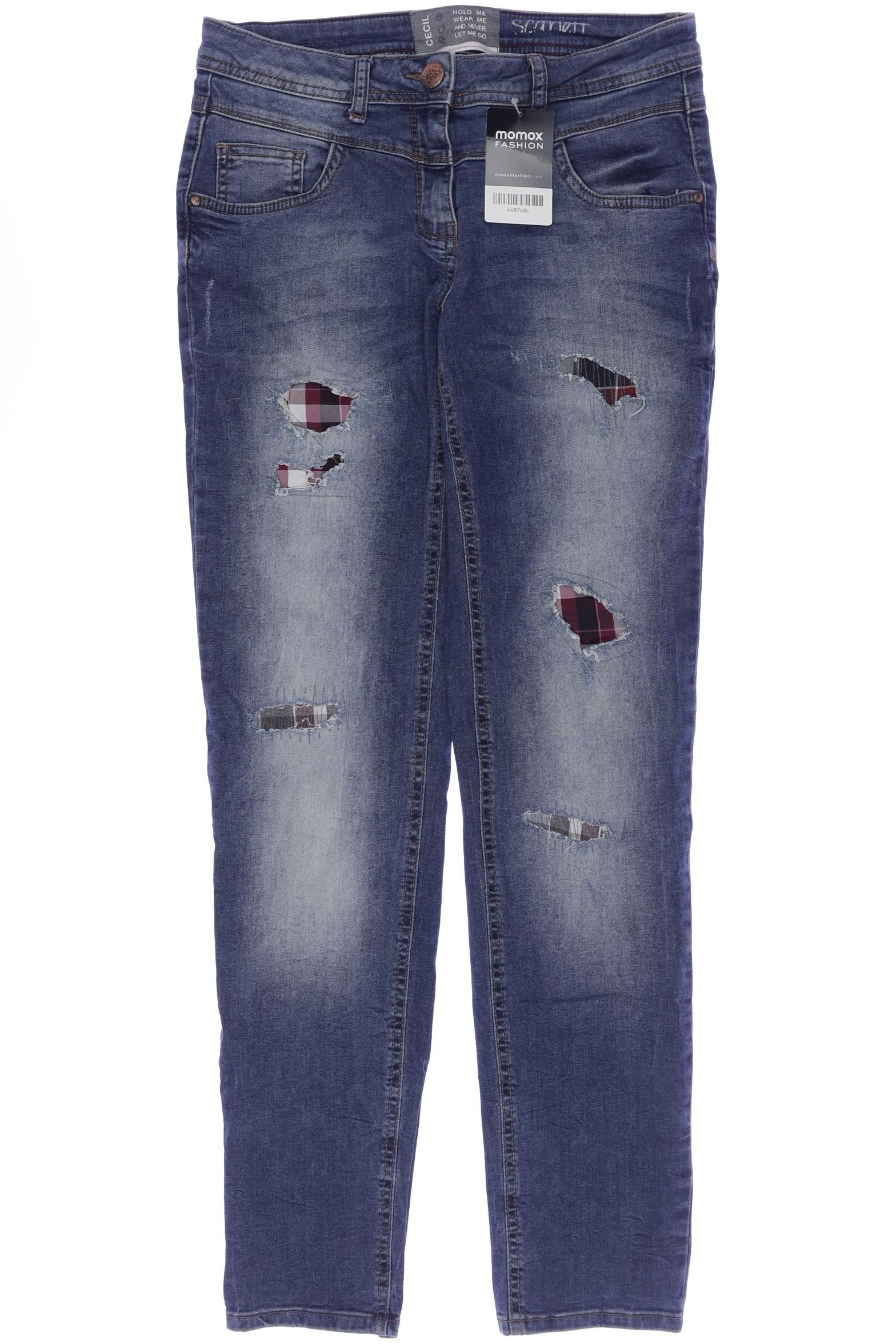 

Cecil Damen Jeans, marineblau, Gr. 26