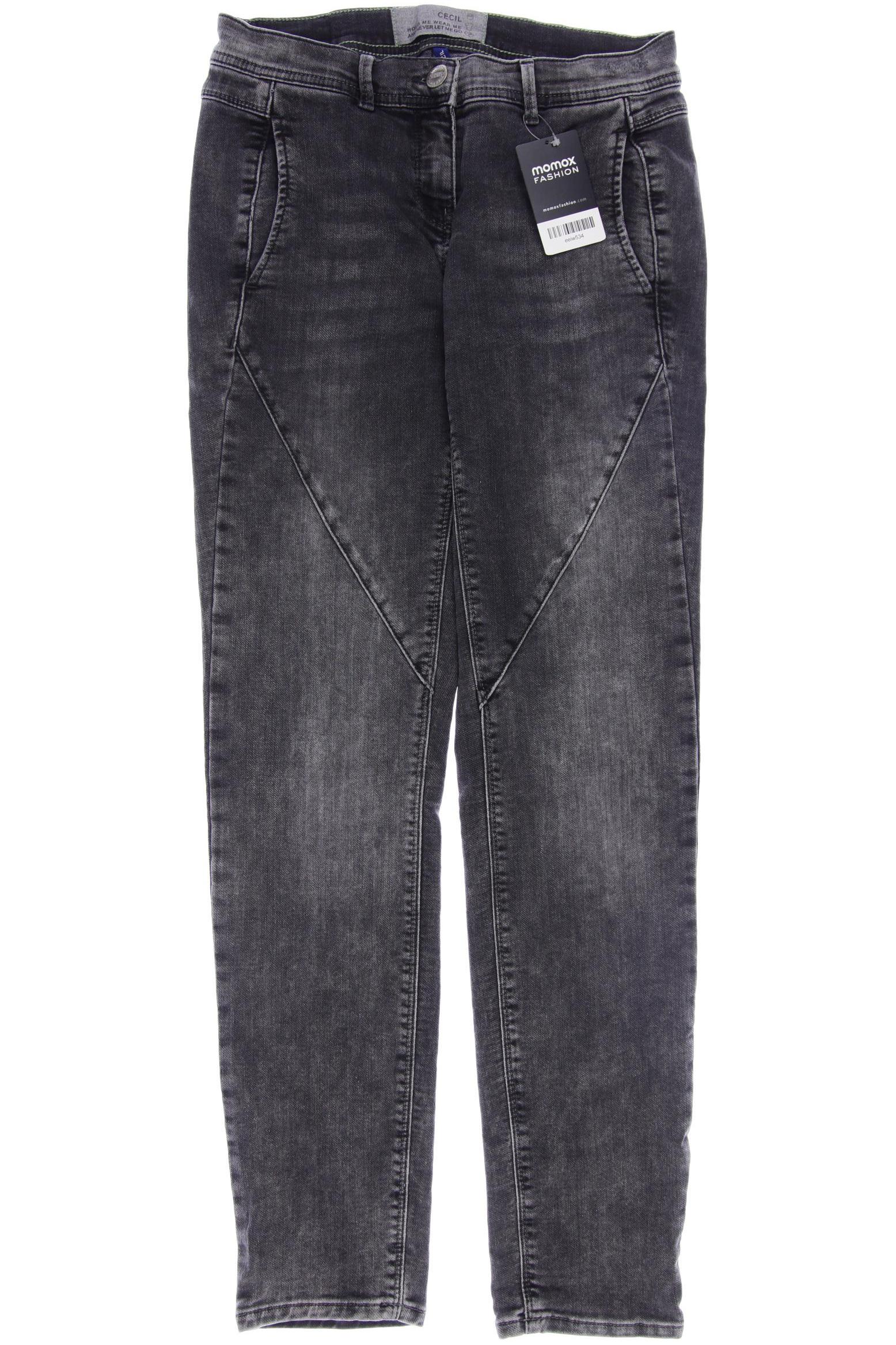 

CECIL Damen Jeans, grau