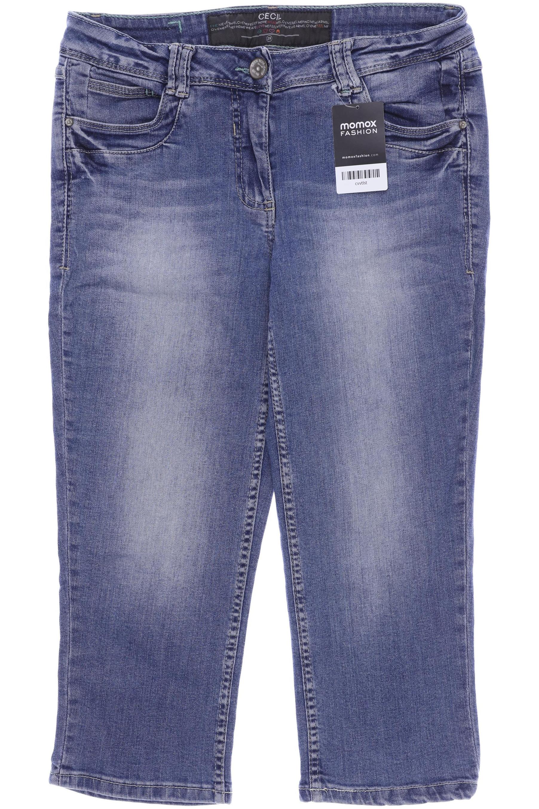 

CECIL Damen Jeans, blau