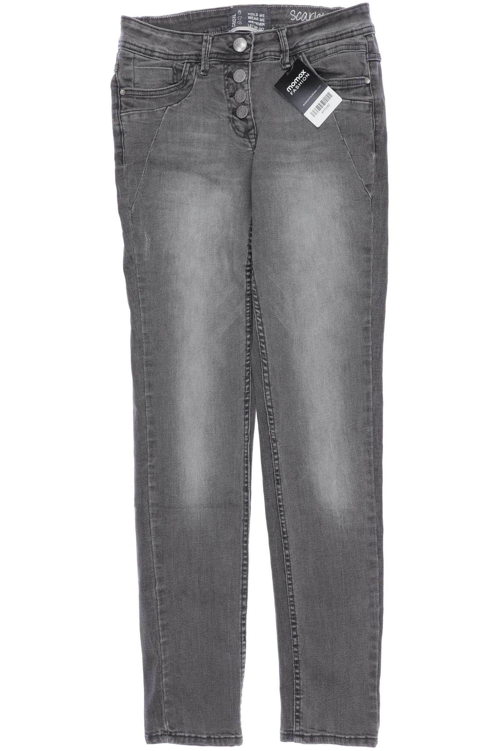 

Cecil Damen Jeans, grau, Gr. 25