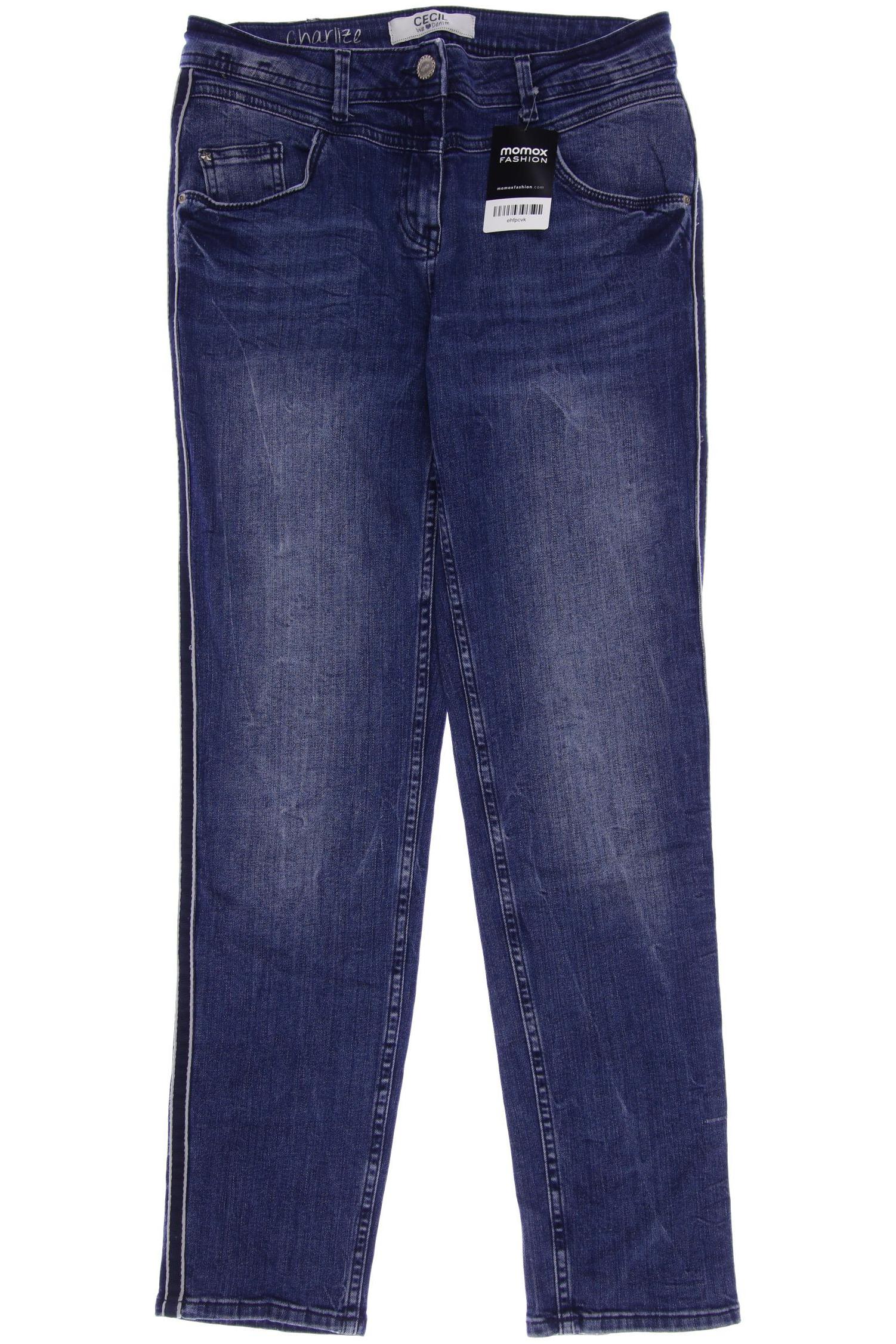 

CECIL Damen Jeans, marineblau