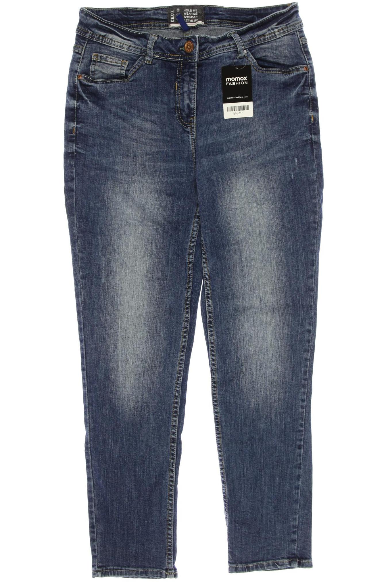 

CECIL Damen Jeans, blau