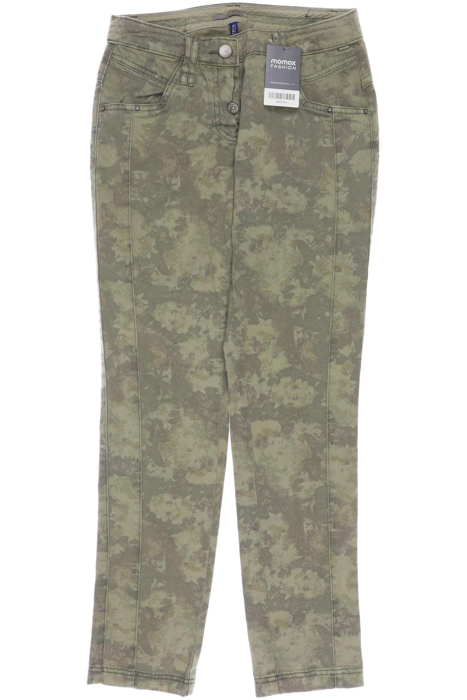 

CECIL Damen Jeans, grün