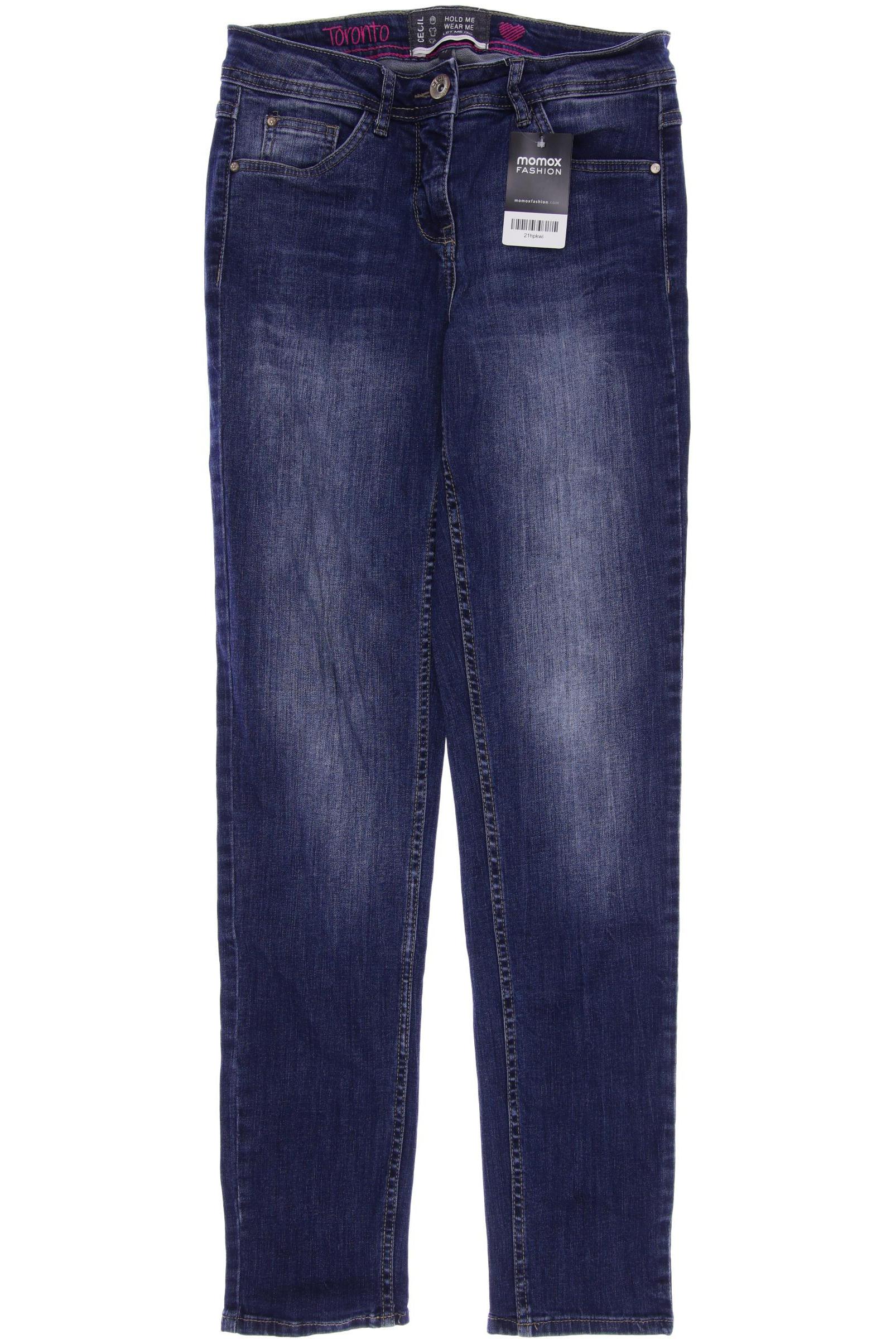 

CECIL Damen Jeans, blau