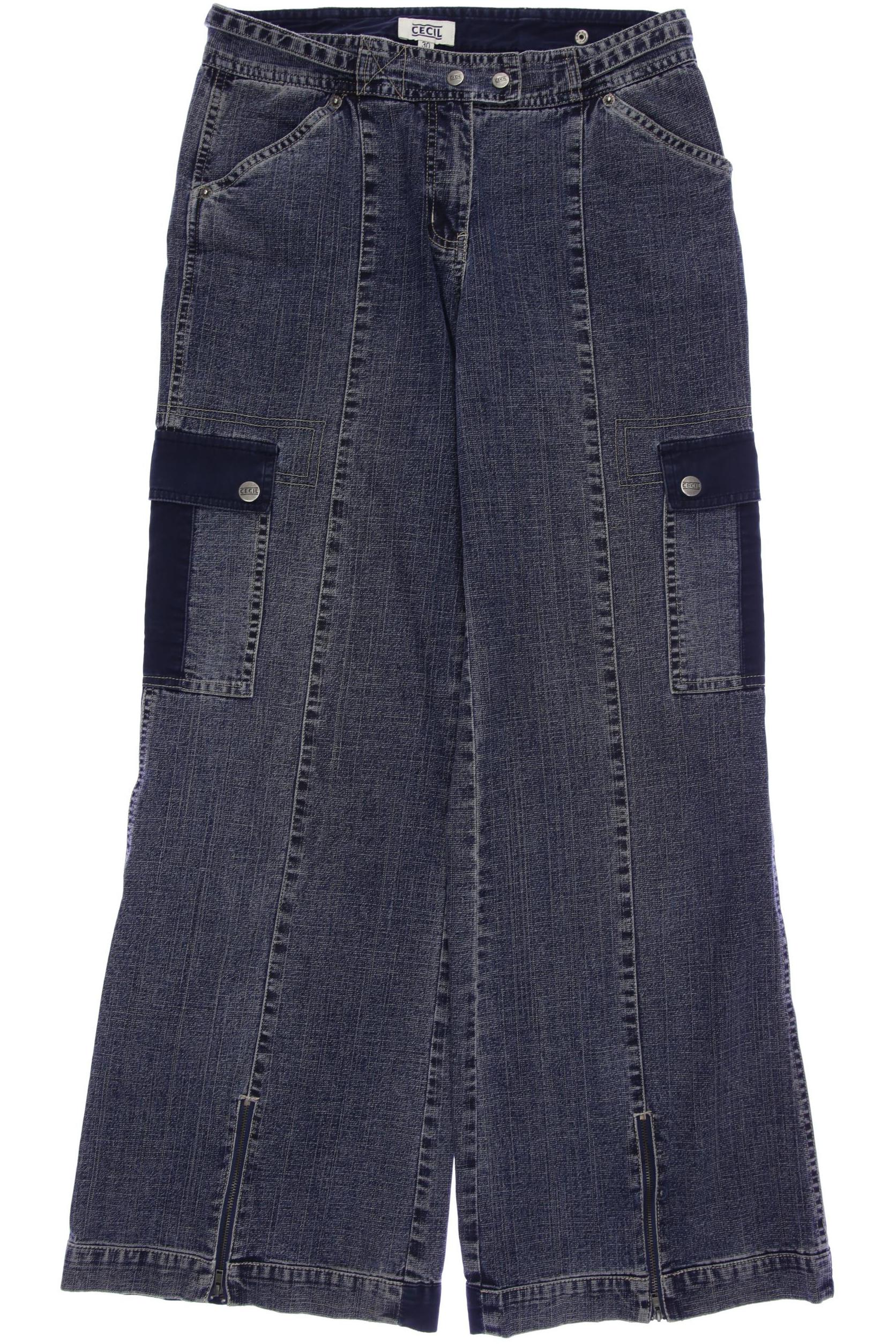 

Cecil Damen Jeans, marineblau, Gr. 30