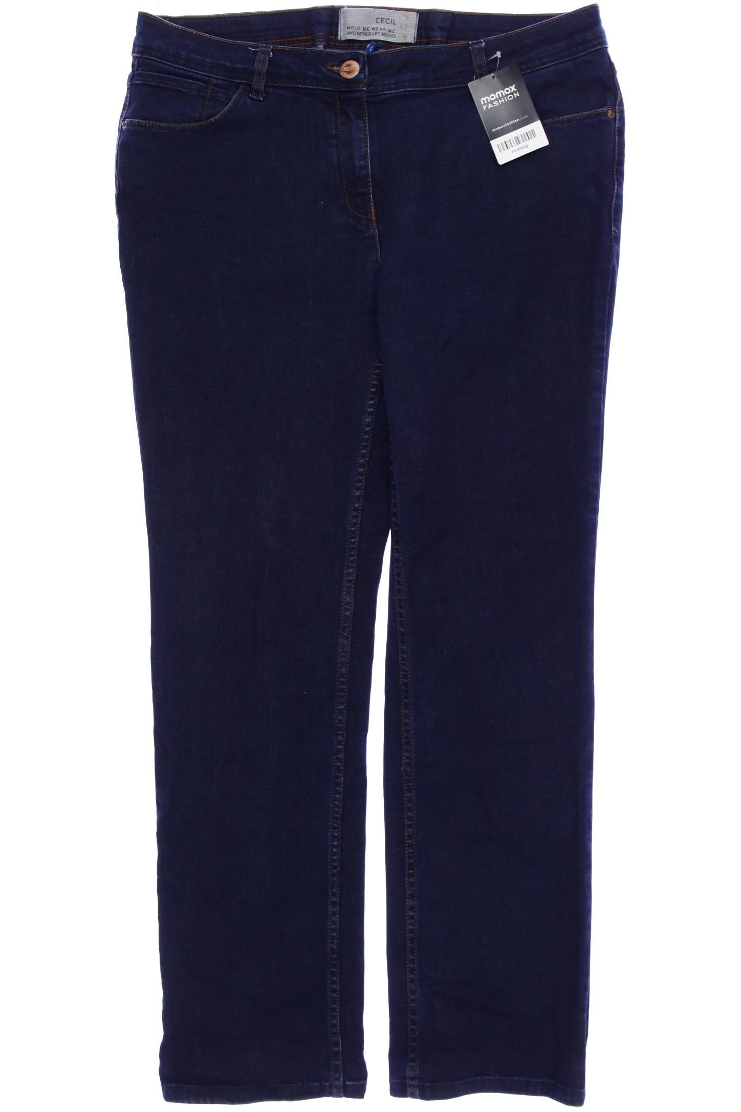 

CECIL Damen Jeans, marineblau