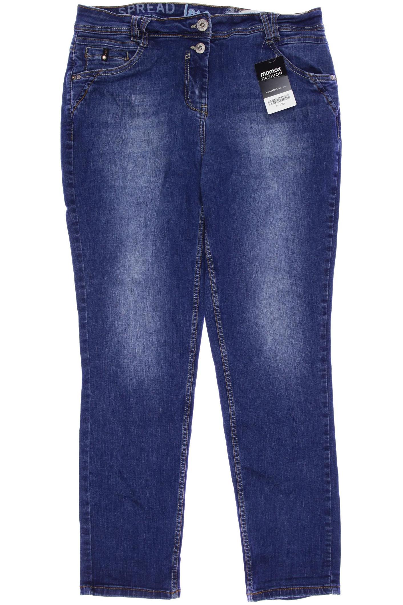 

CECIL Damen Jeans, blau