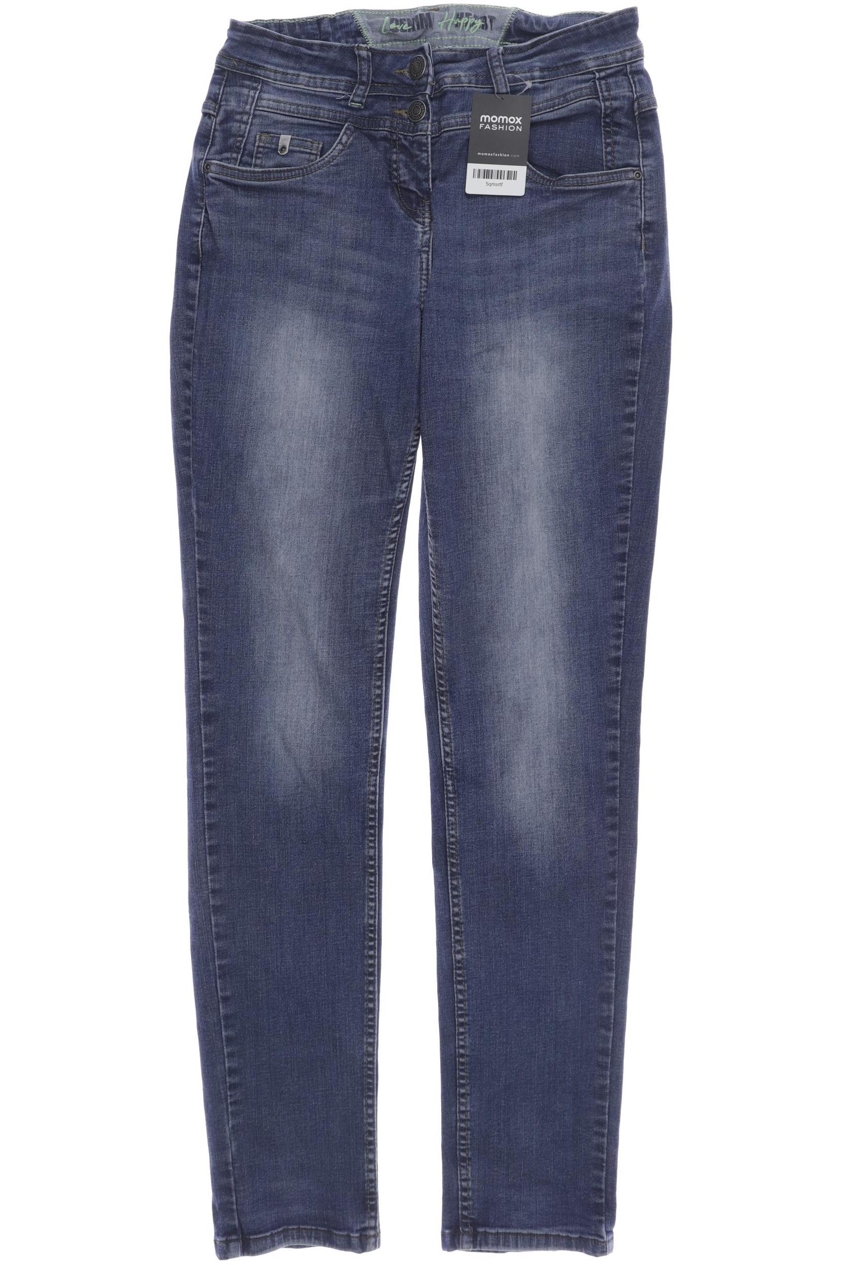 

CECIL Damen Jeans, blau