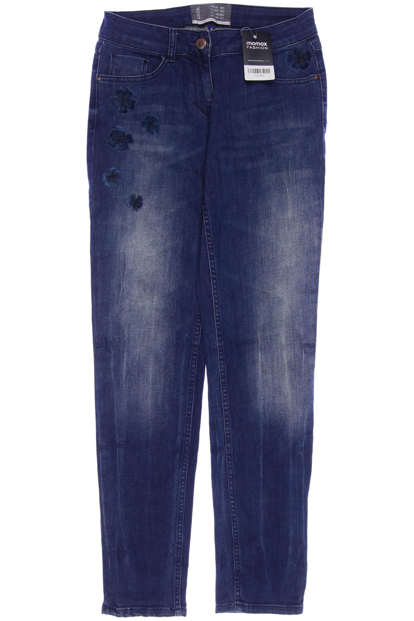 

CECIL Damen Jeans, blau