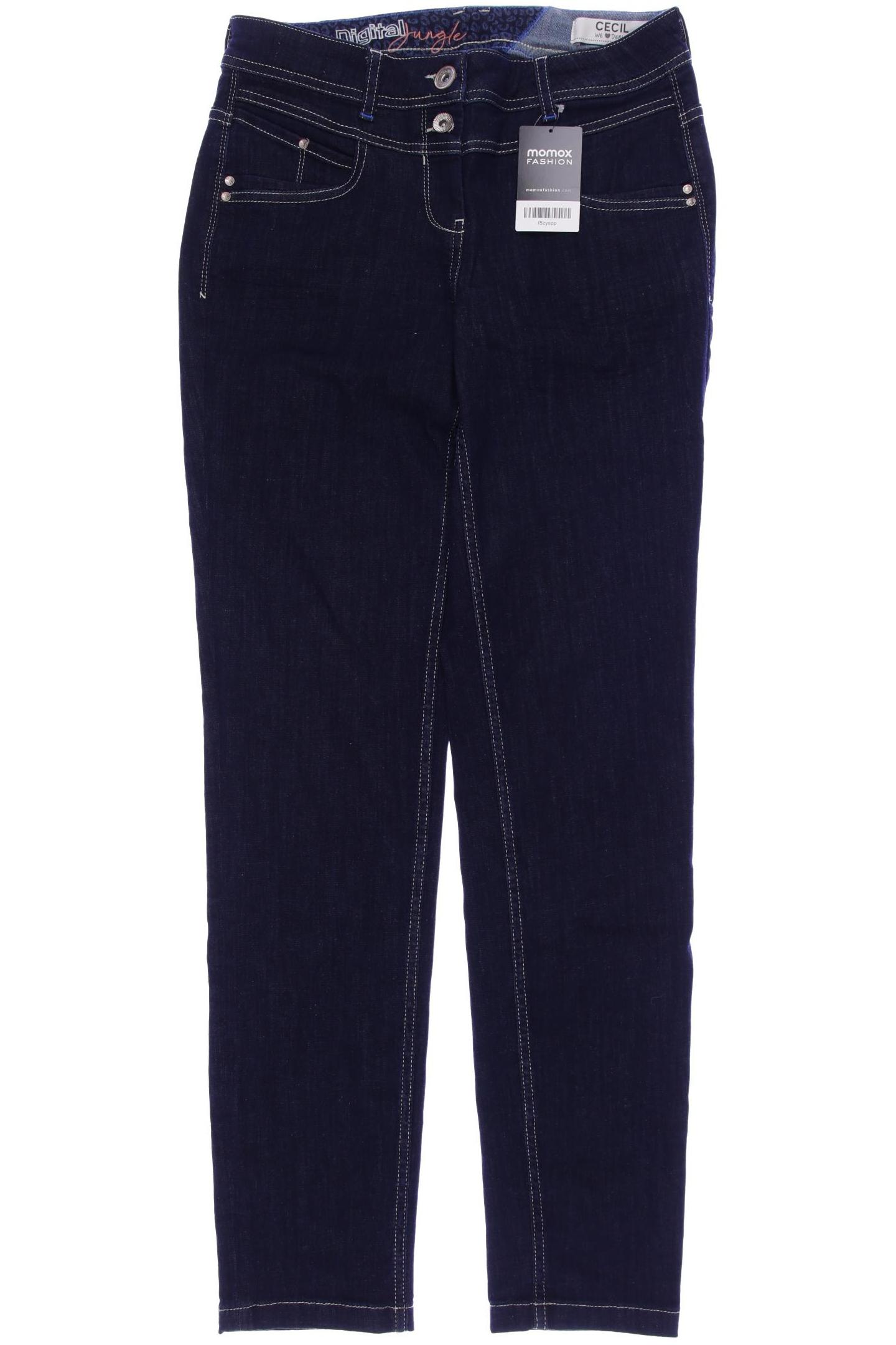 

CECIL Damen Jeans, marineblau