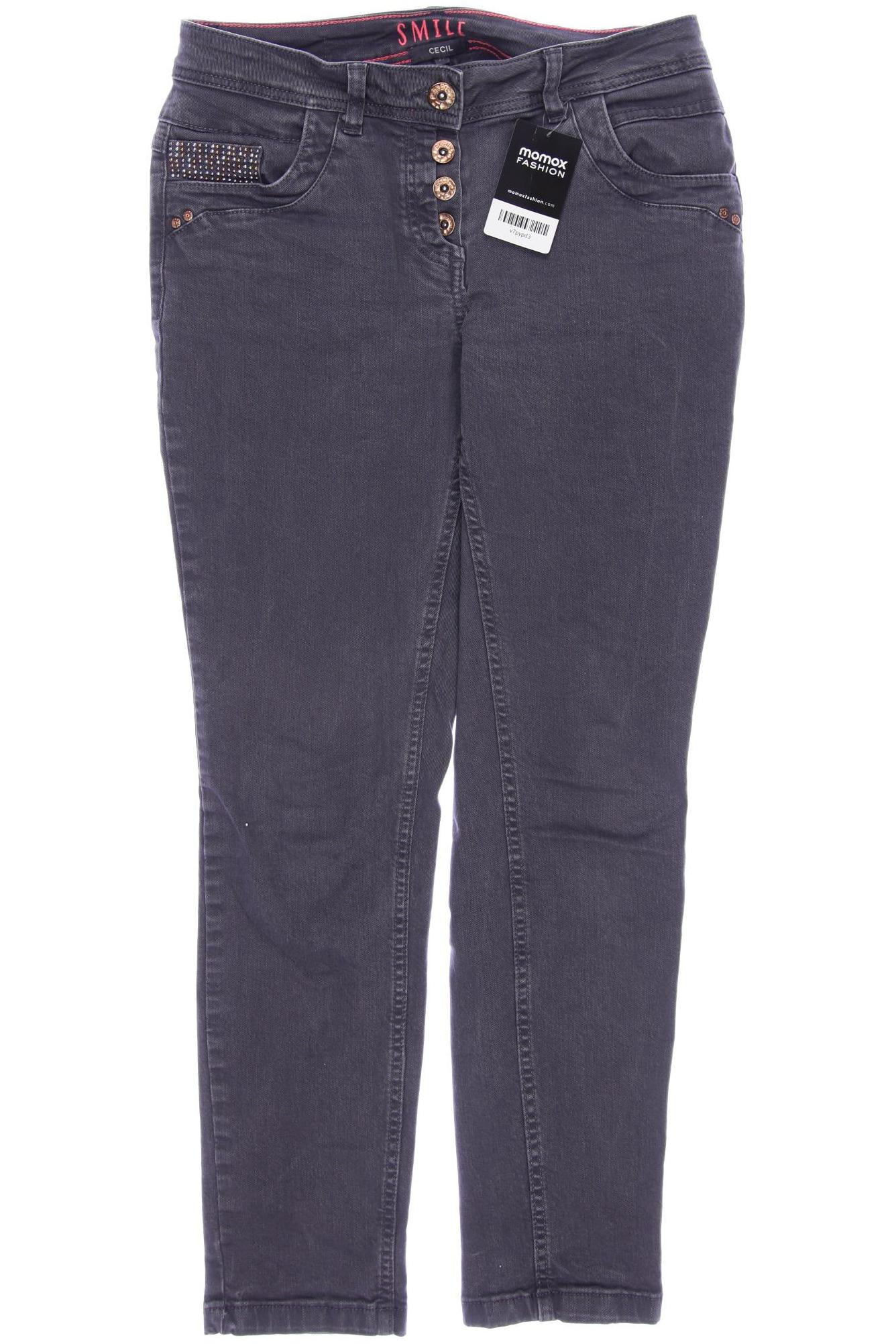 

Cecil Damen Jeans, grau, Gr. 27