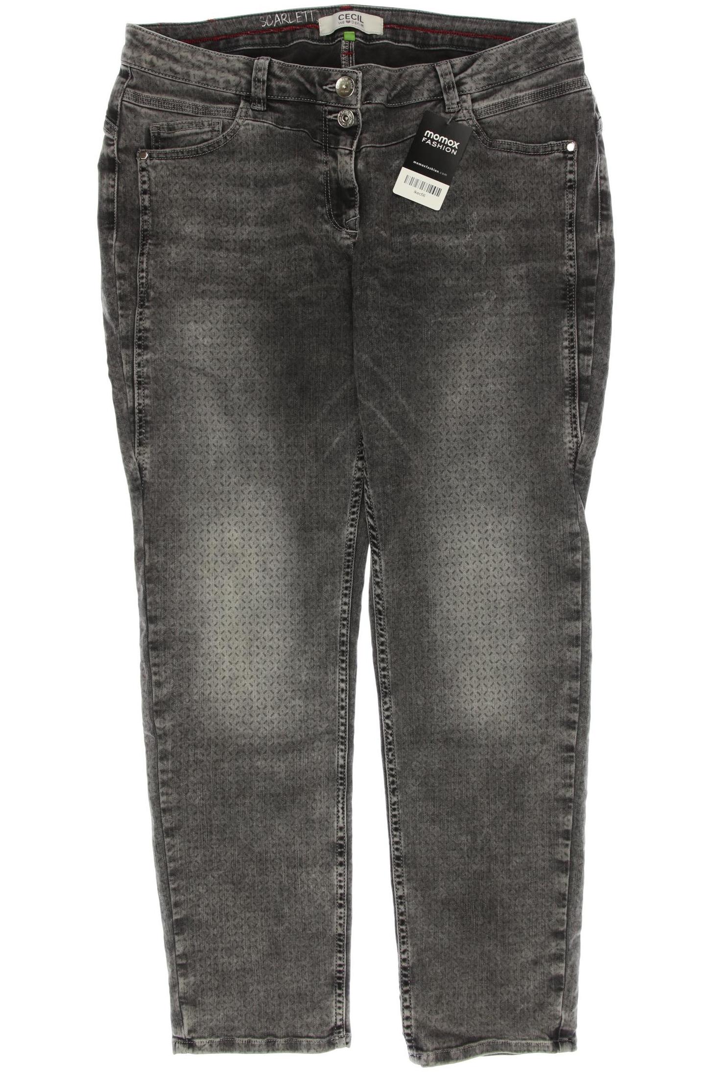 

CECIL Damen Jeans, grau