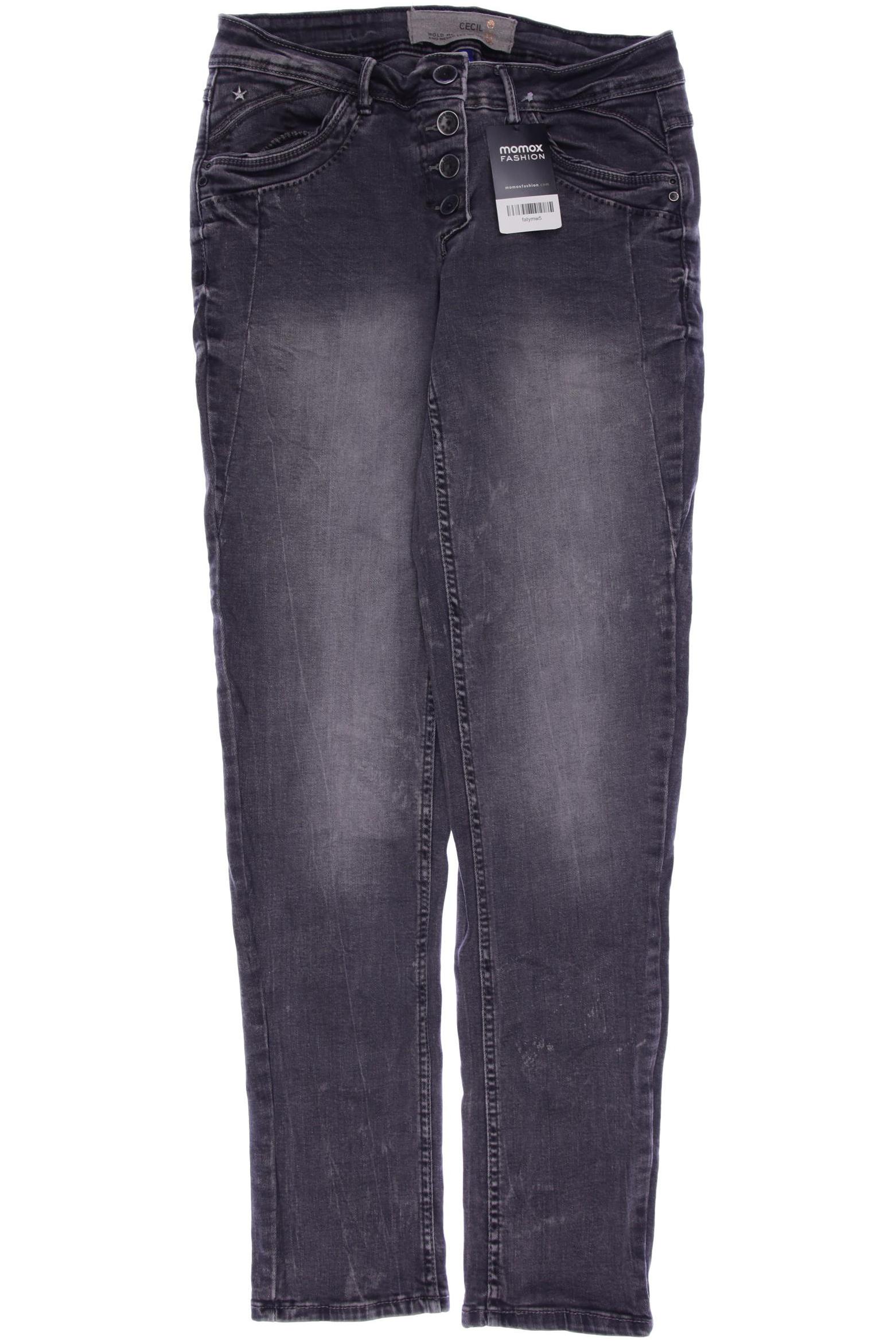 

CECIL Damen Jeans, grau