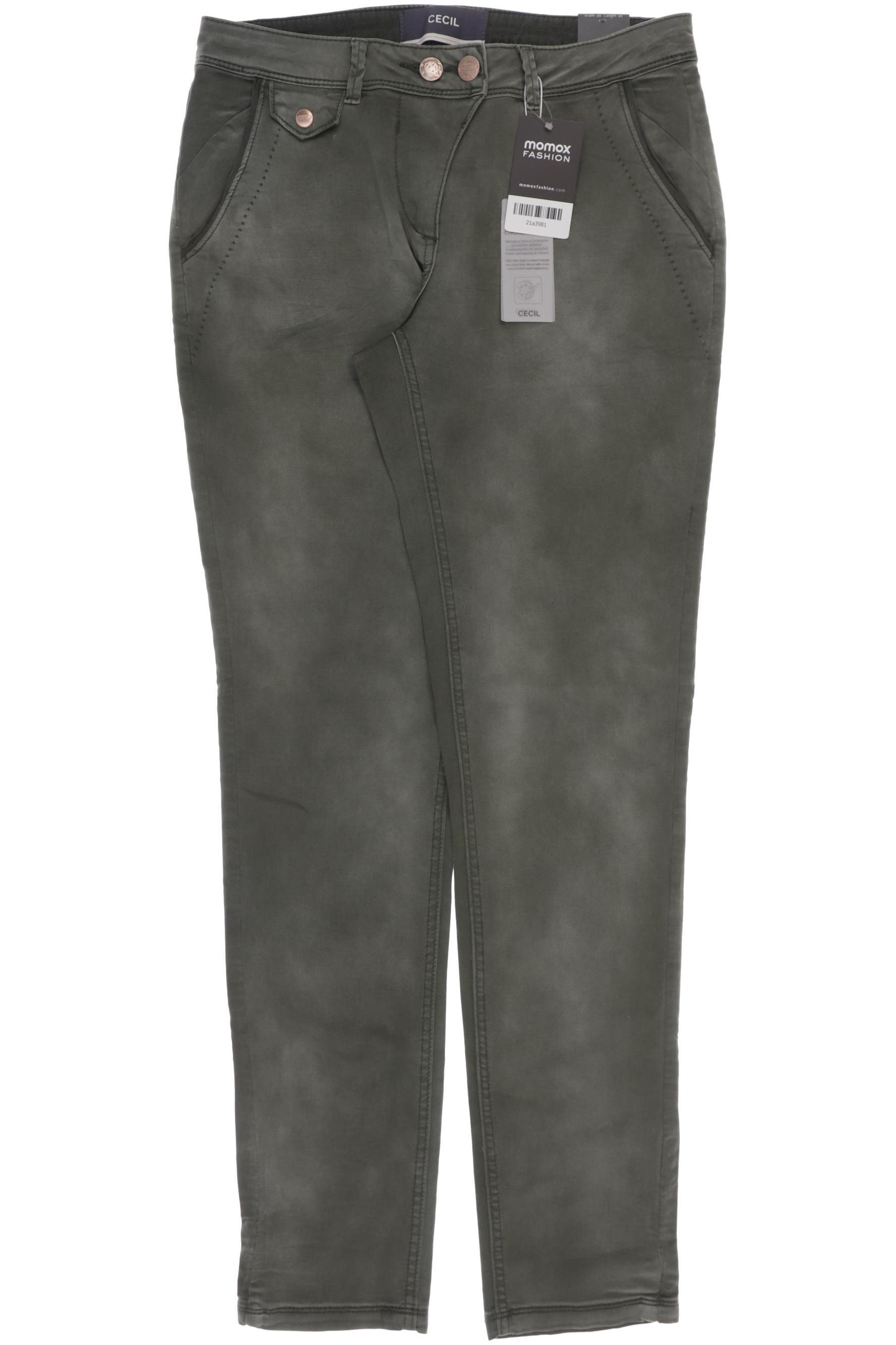

Cecil Damen Jeans, grün, Gr. 26