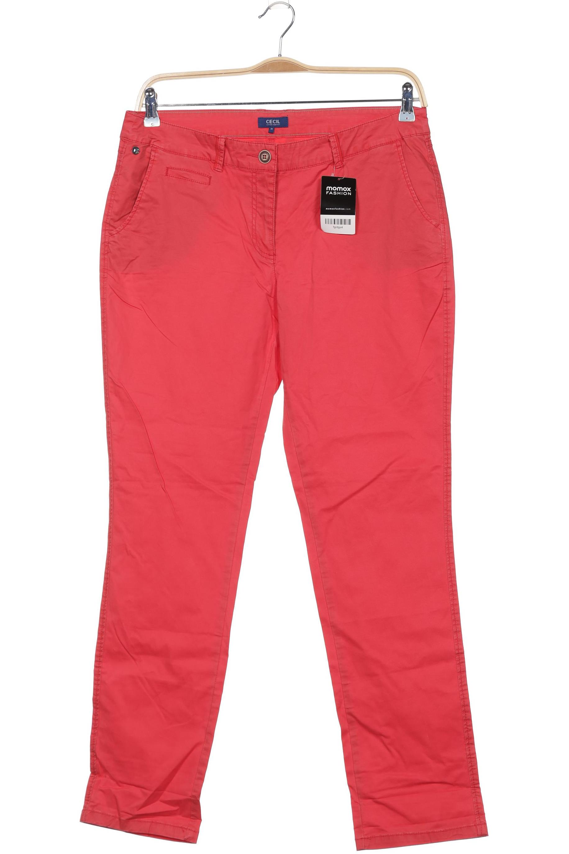 

Cecil Damen Jeans, rot, Gr. 31