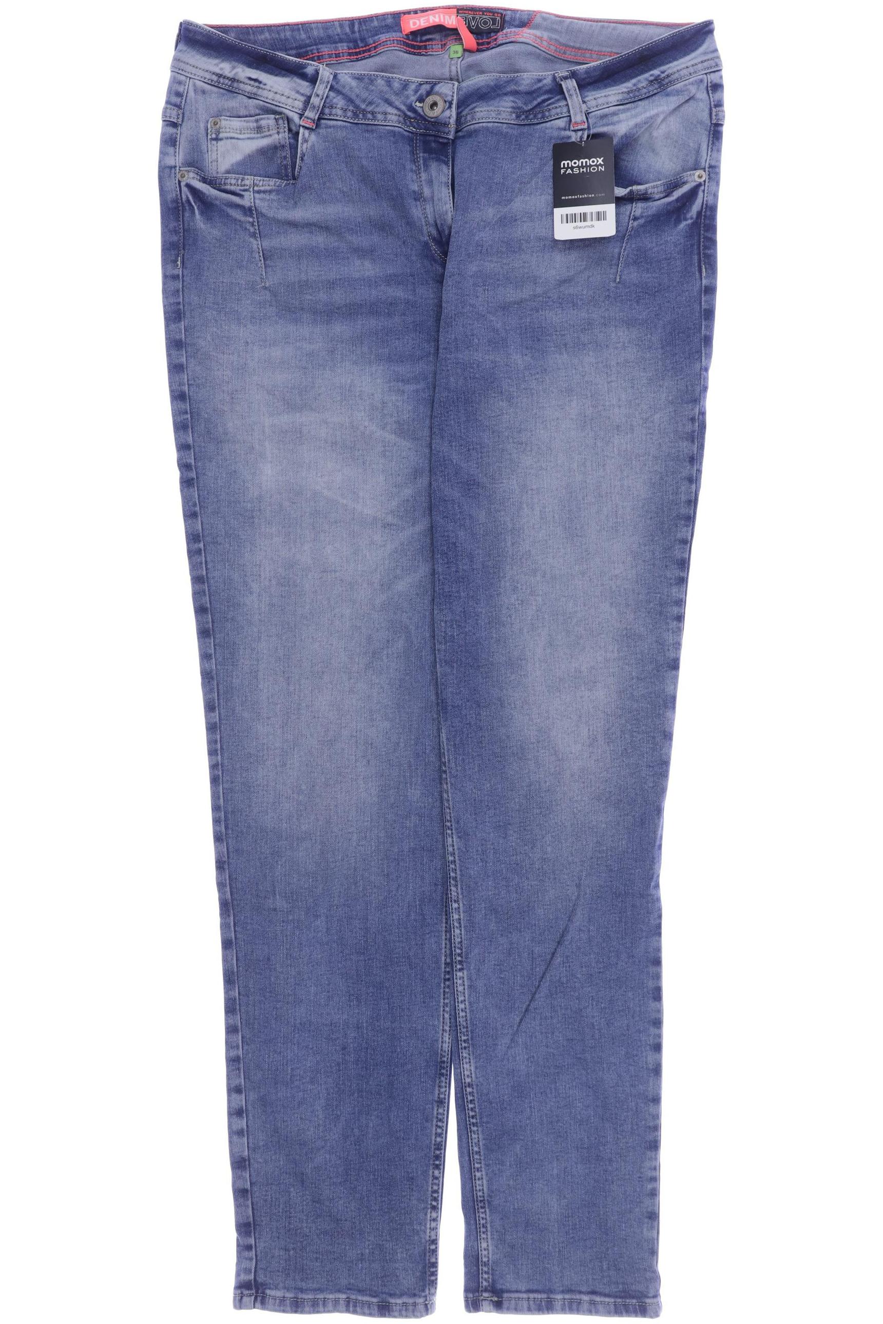 

CECIL Damen Jeans, blau
