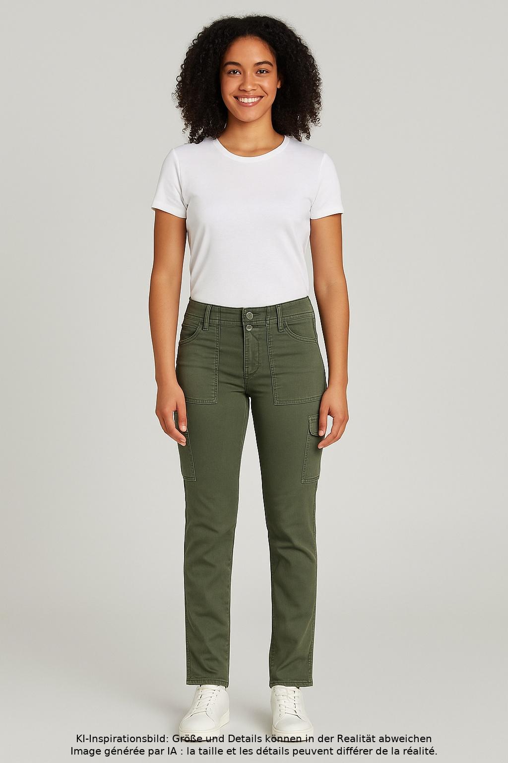 

Cecil Damen Jeans, grün, Gr. 27