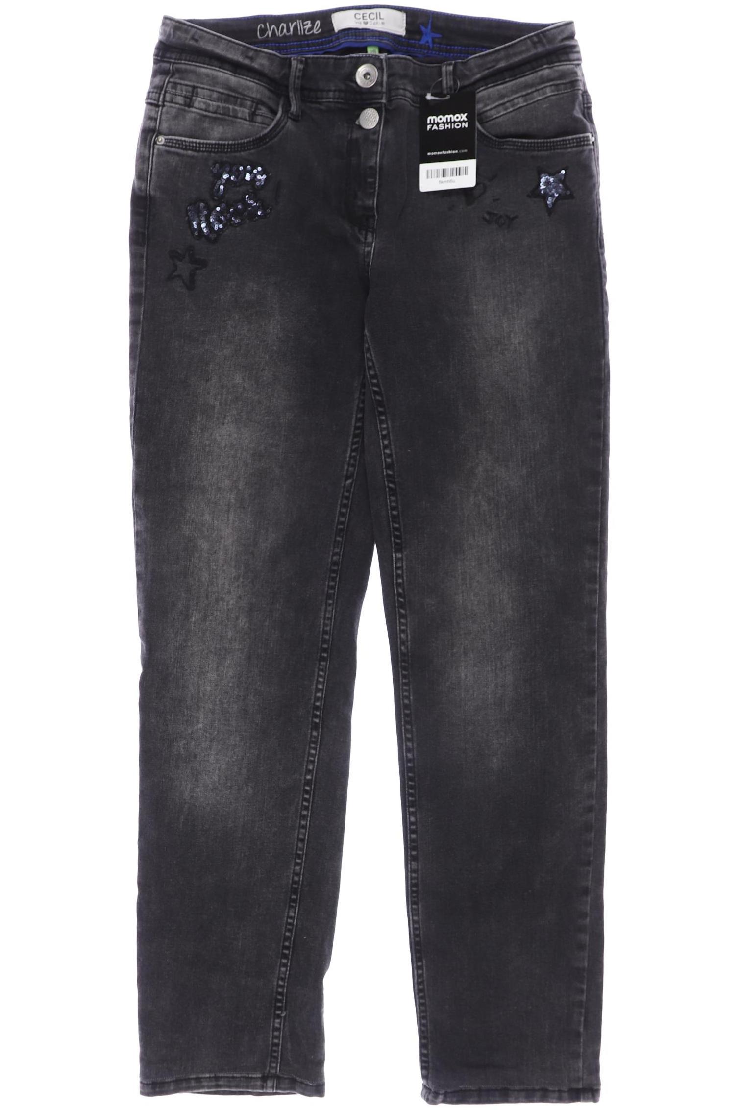 

CECIL Damen Jeans, grau