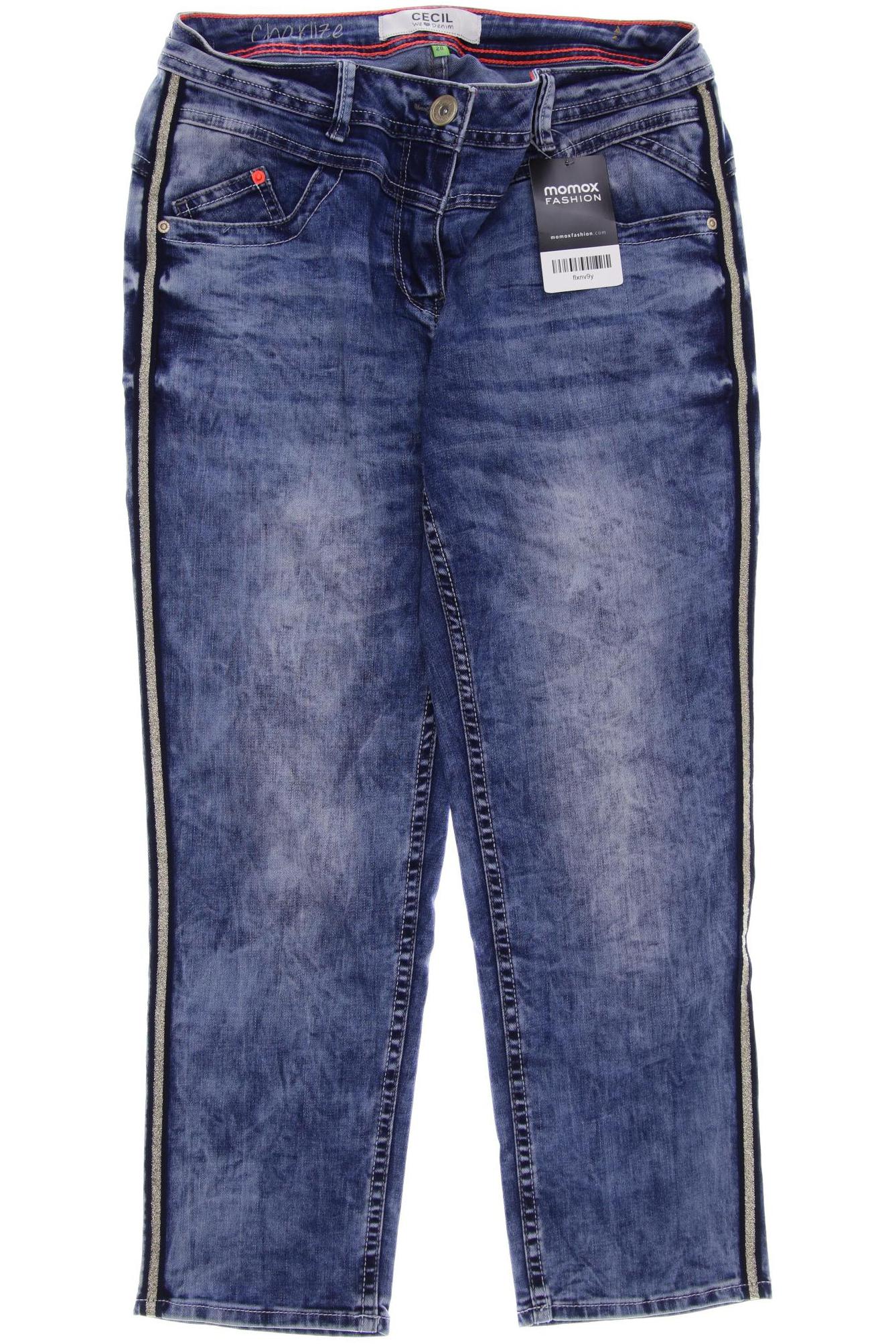 

CECIL Damen Jeans, blau