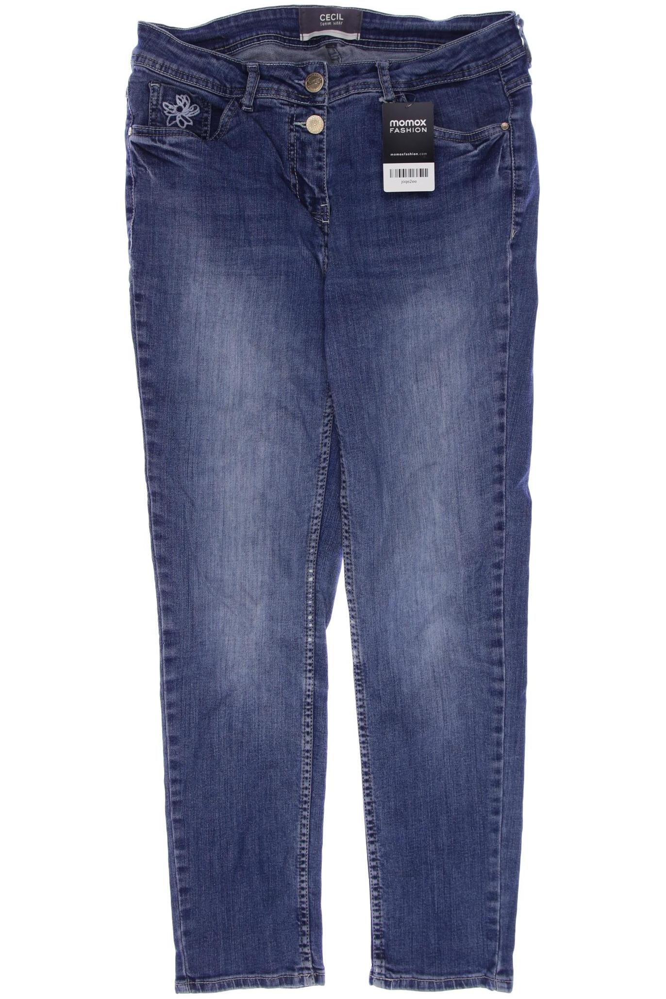

CECIL Damen Jeans, blau