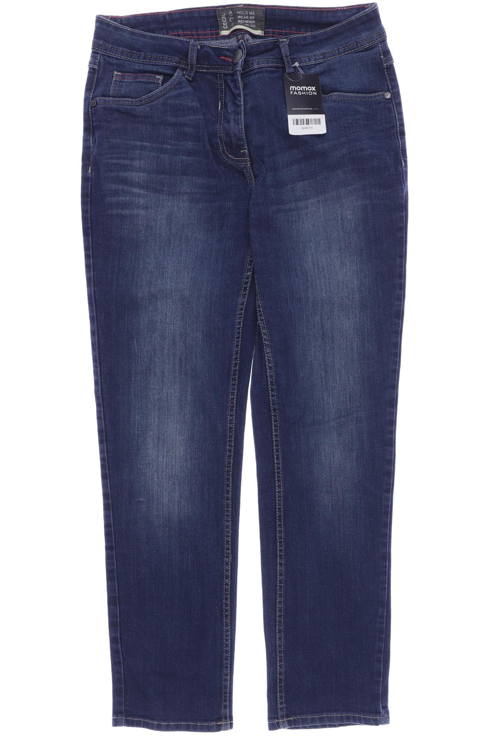 

CECIL Damen Jeans, marineblau
