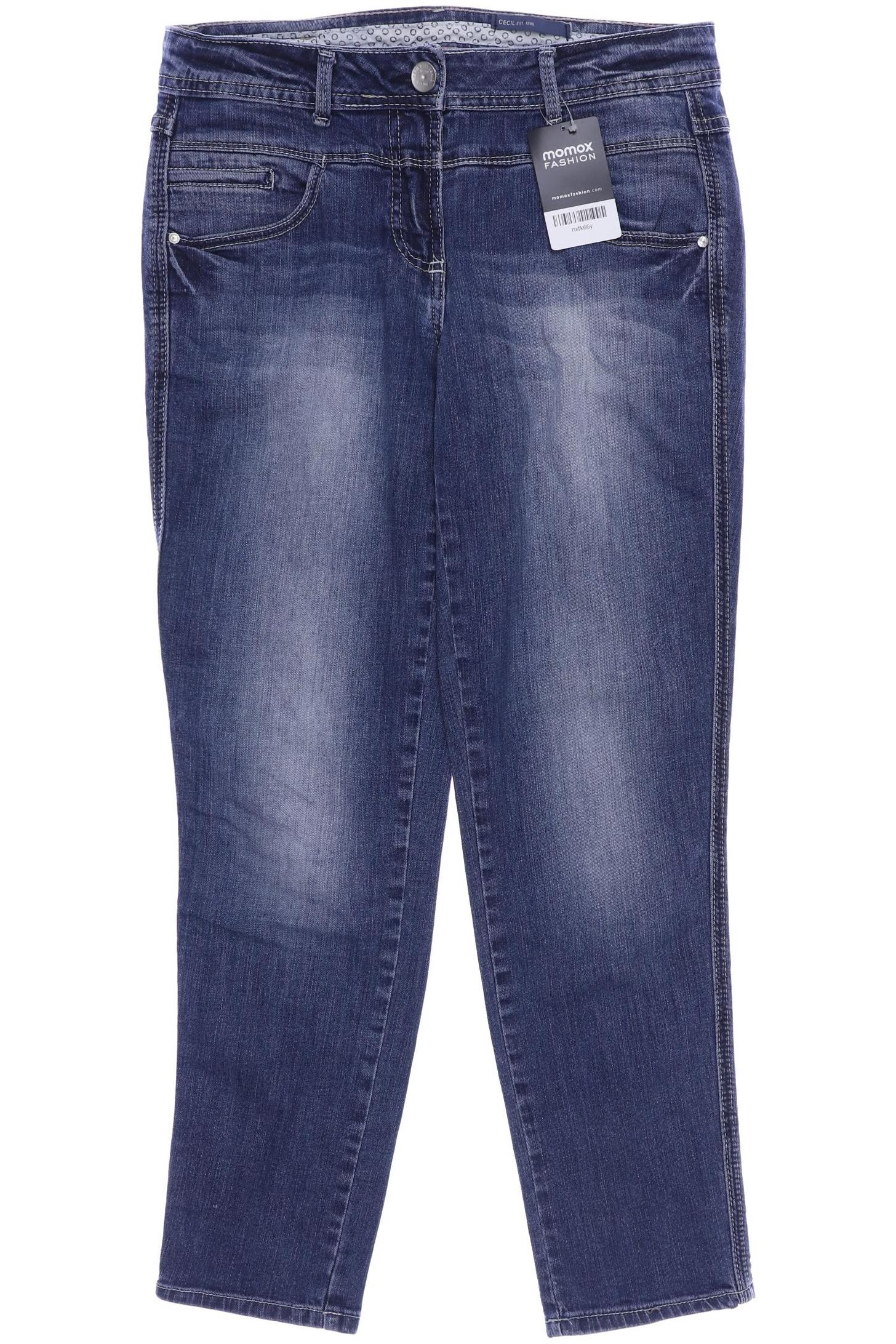 

CECIL Damen Jeans, blau