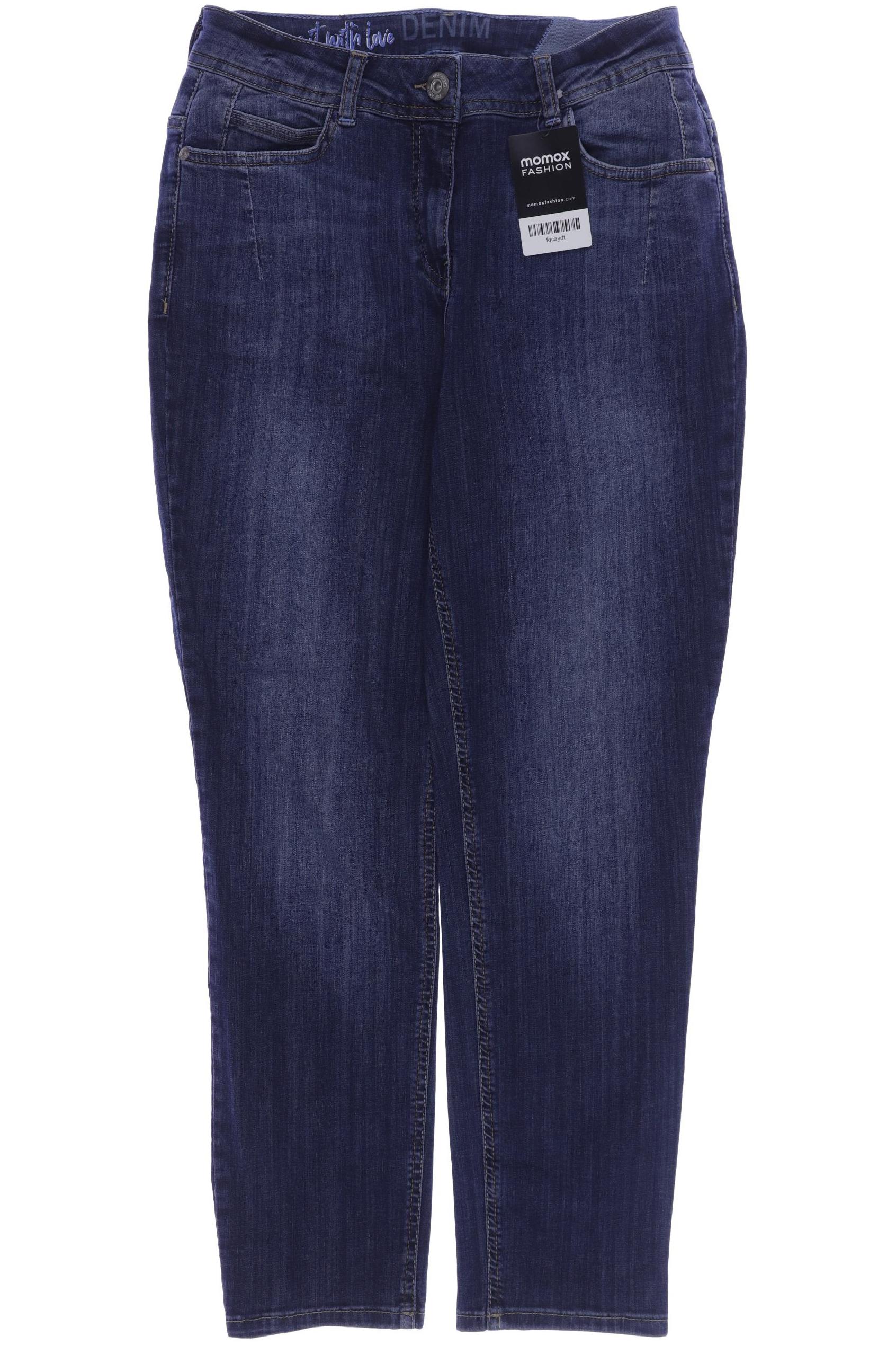 

CECIL Damen Jeans, blau