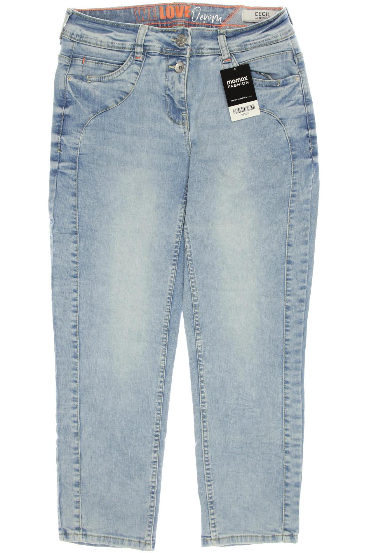 

CECIL Damen Jeans, hellblau