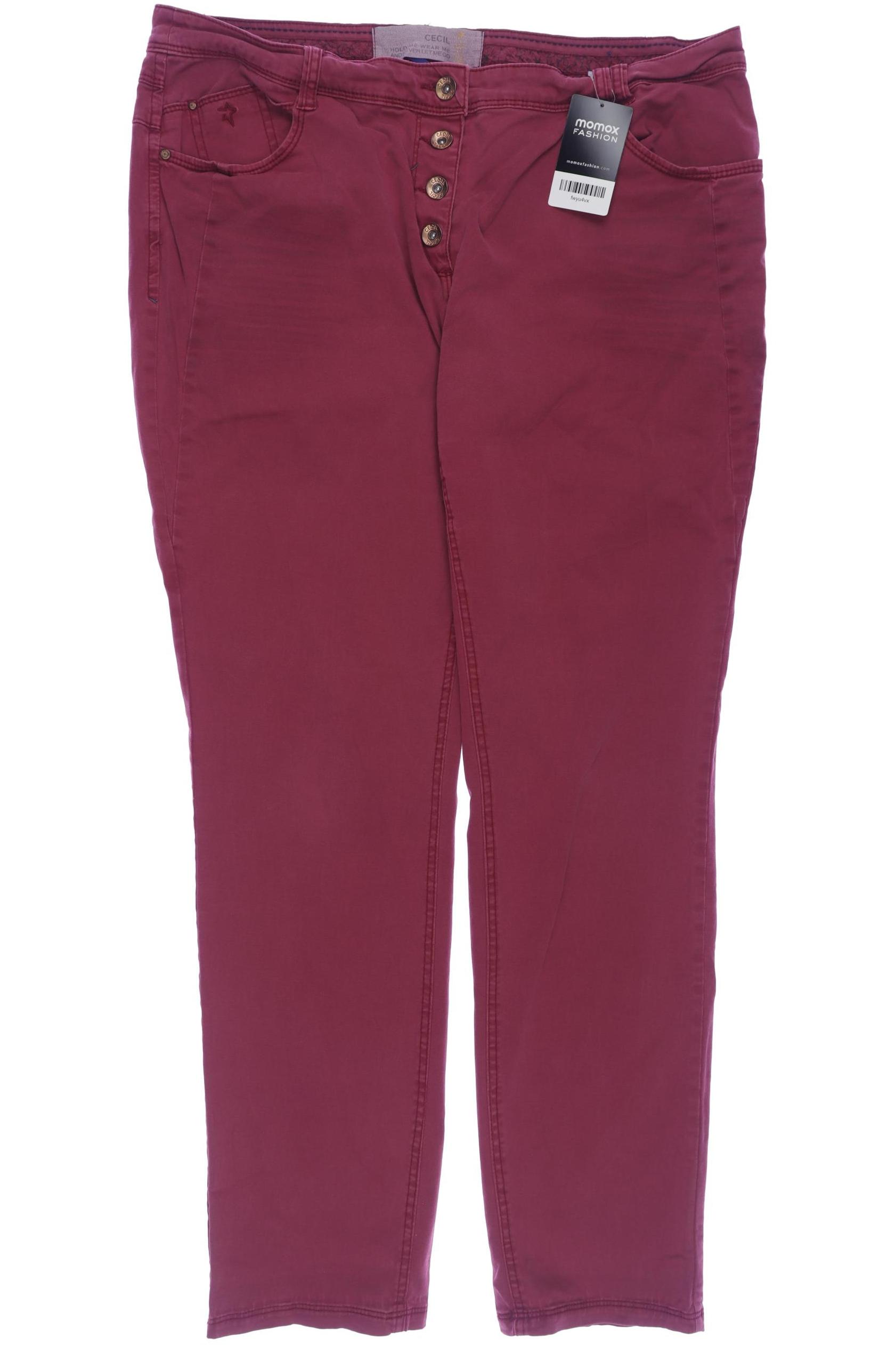 

Cecil Damen Jeans, bordeaux, Gr. 34