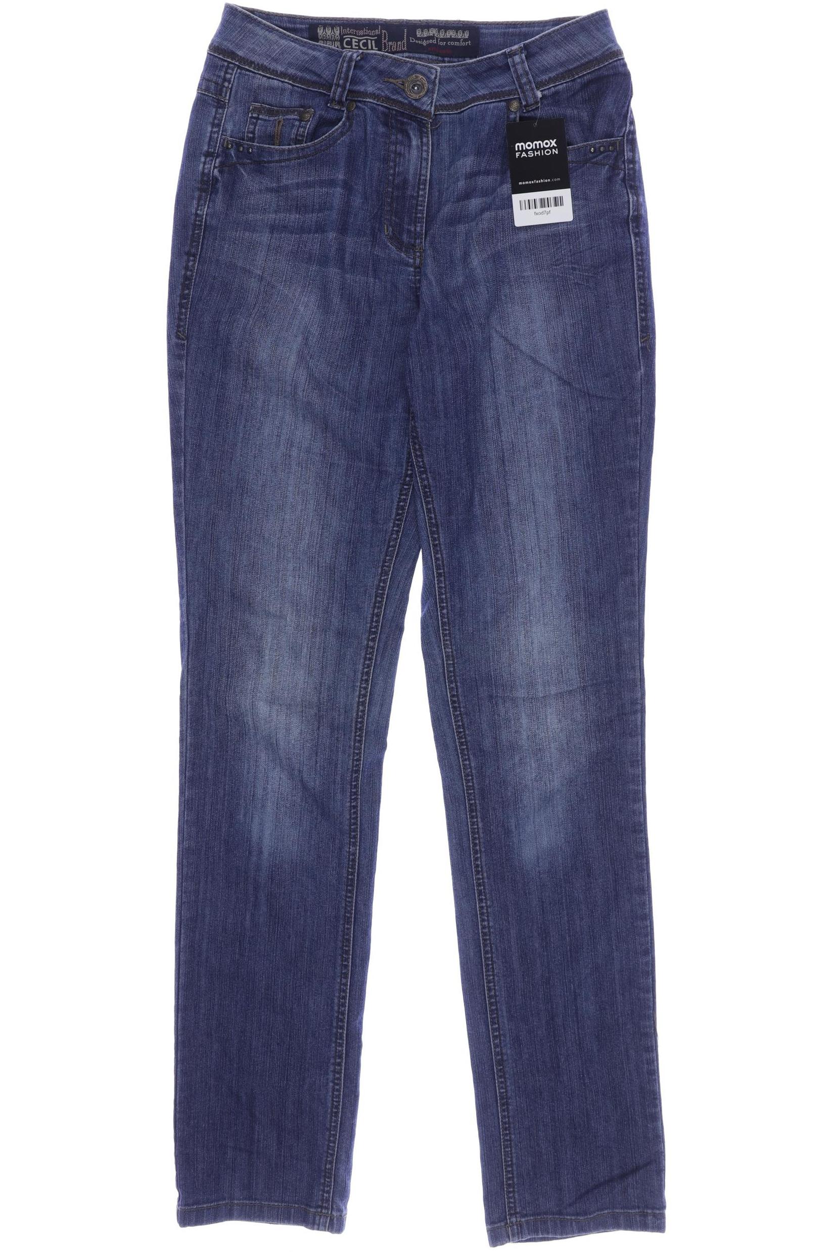 

CECIL Damen Jeans, blau