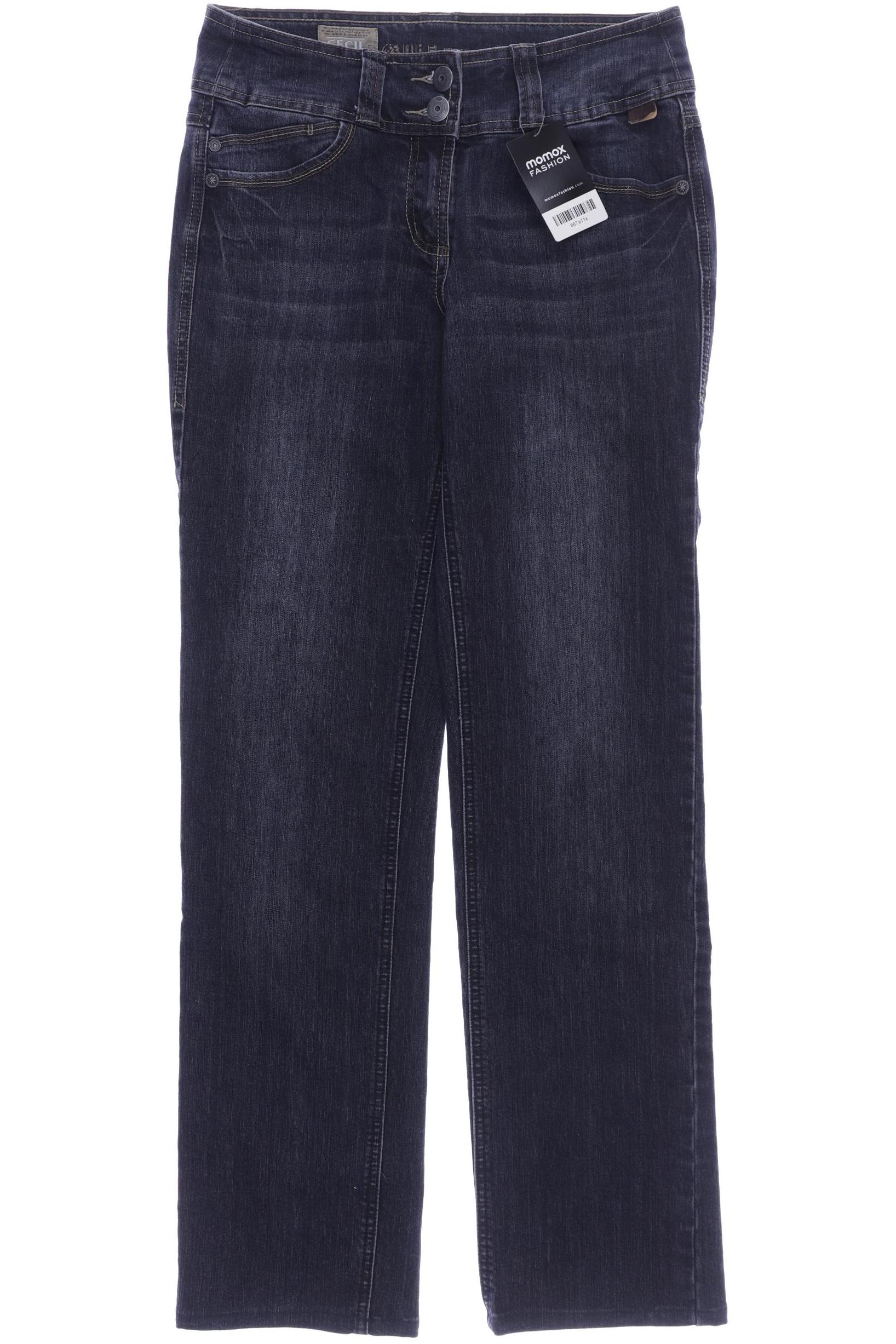 

CECIL Damen Jeans, marineblau