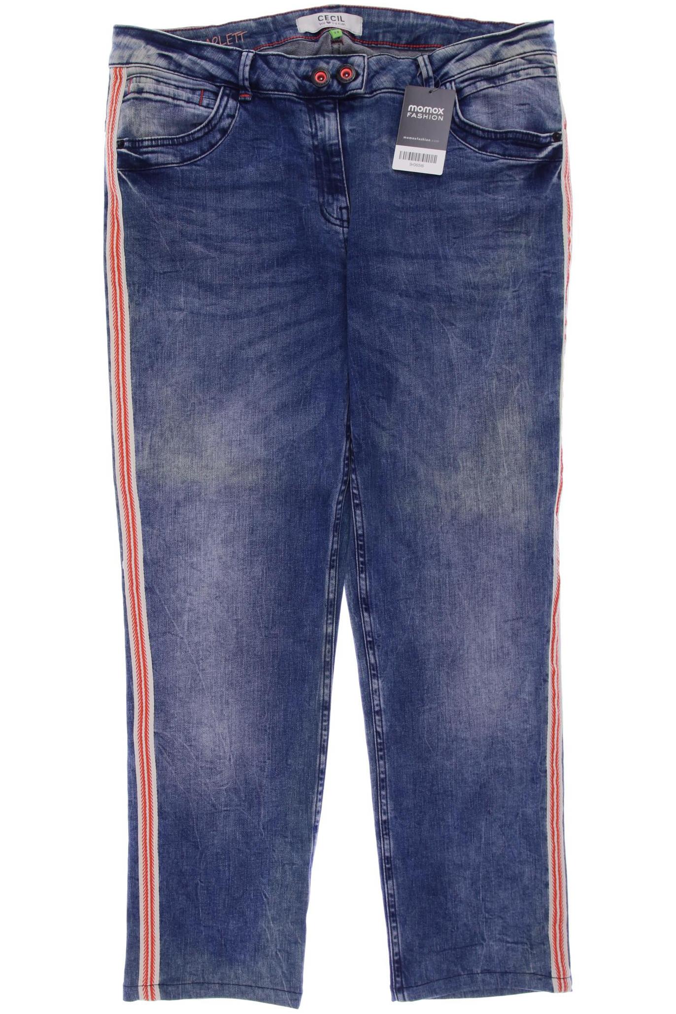 

CECIL Damen Jeans, blau