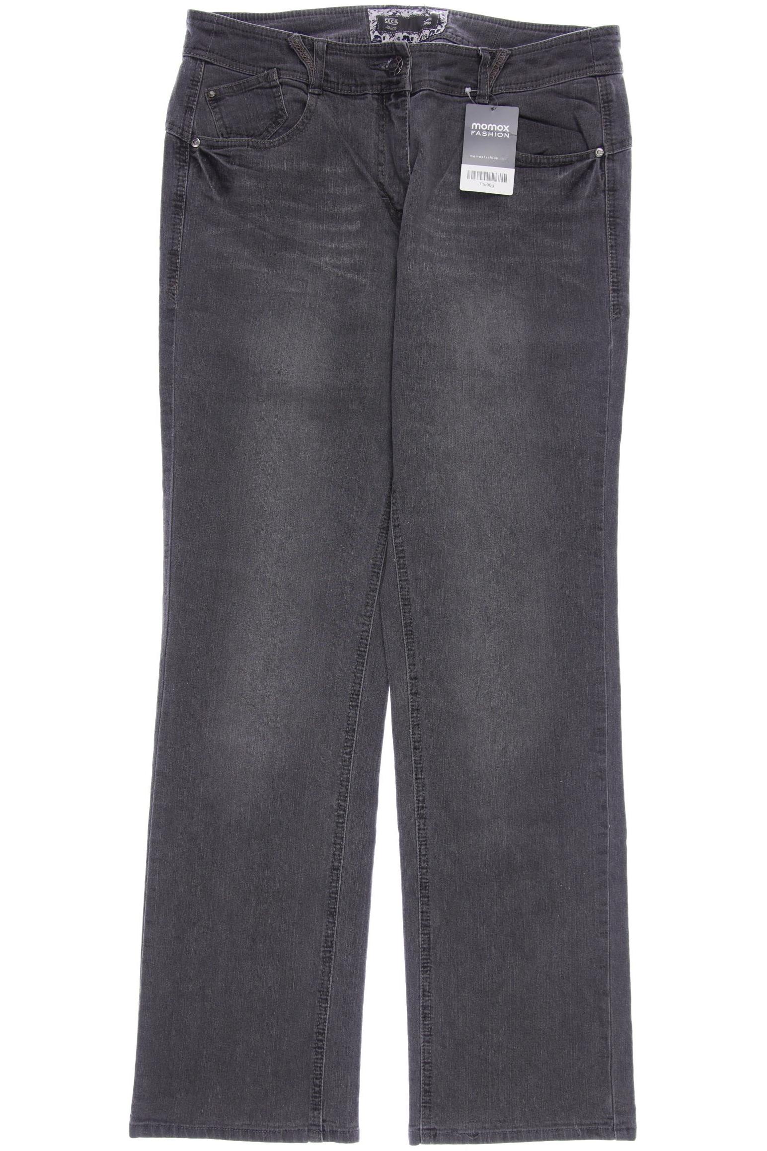 

CECIL Damen Jeans, grau