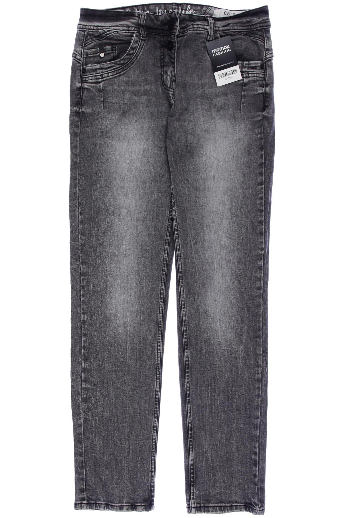 

Cecil Damen Jeans, grau, Gr. 28