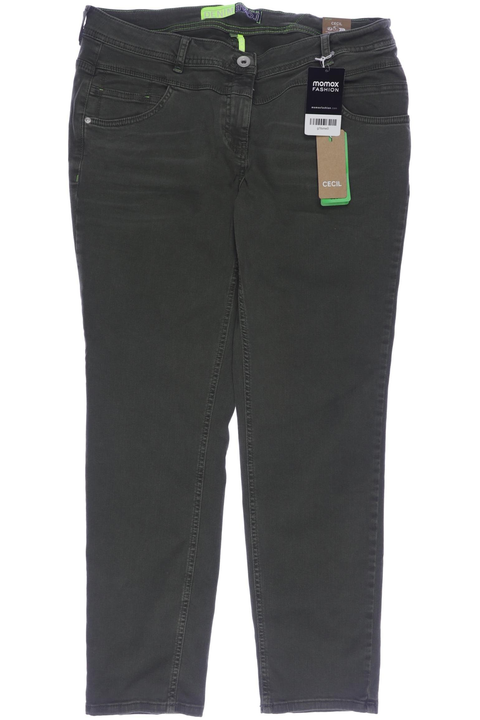 

Cecil Damen Jeans, grün, Gr. 32